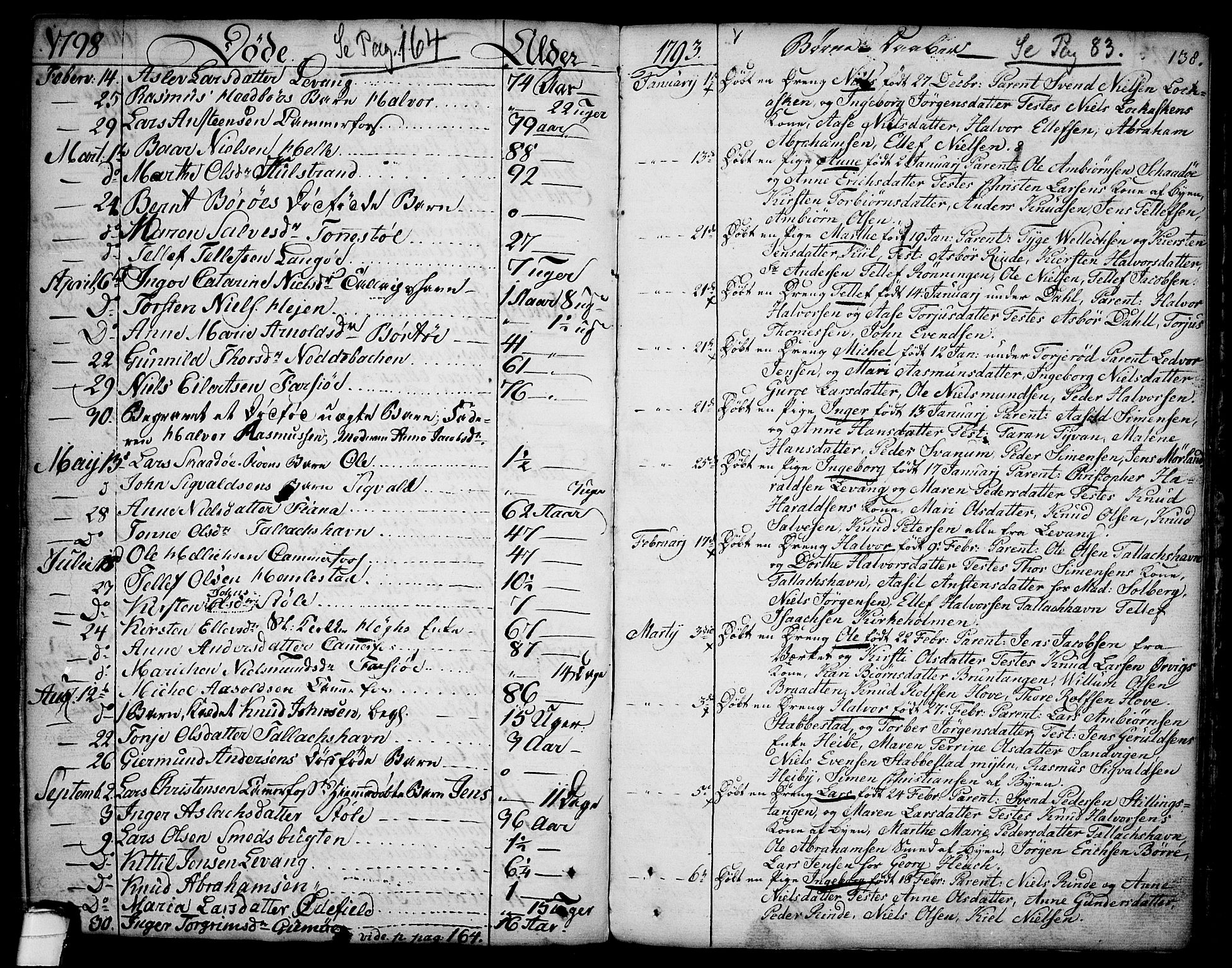 Sannidal kirkebøker, SAKO/A-296/F/Fa/L0002: Parish register (official) no. 2, 1767-1802, p. 138