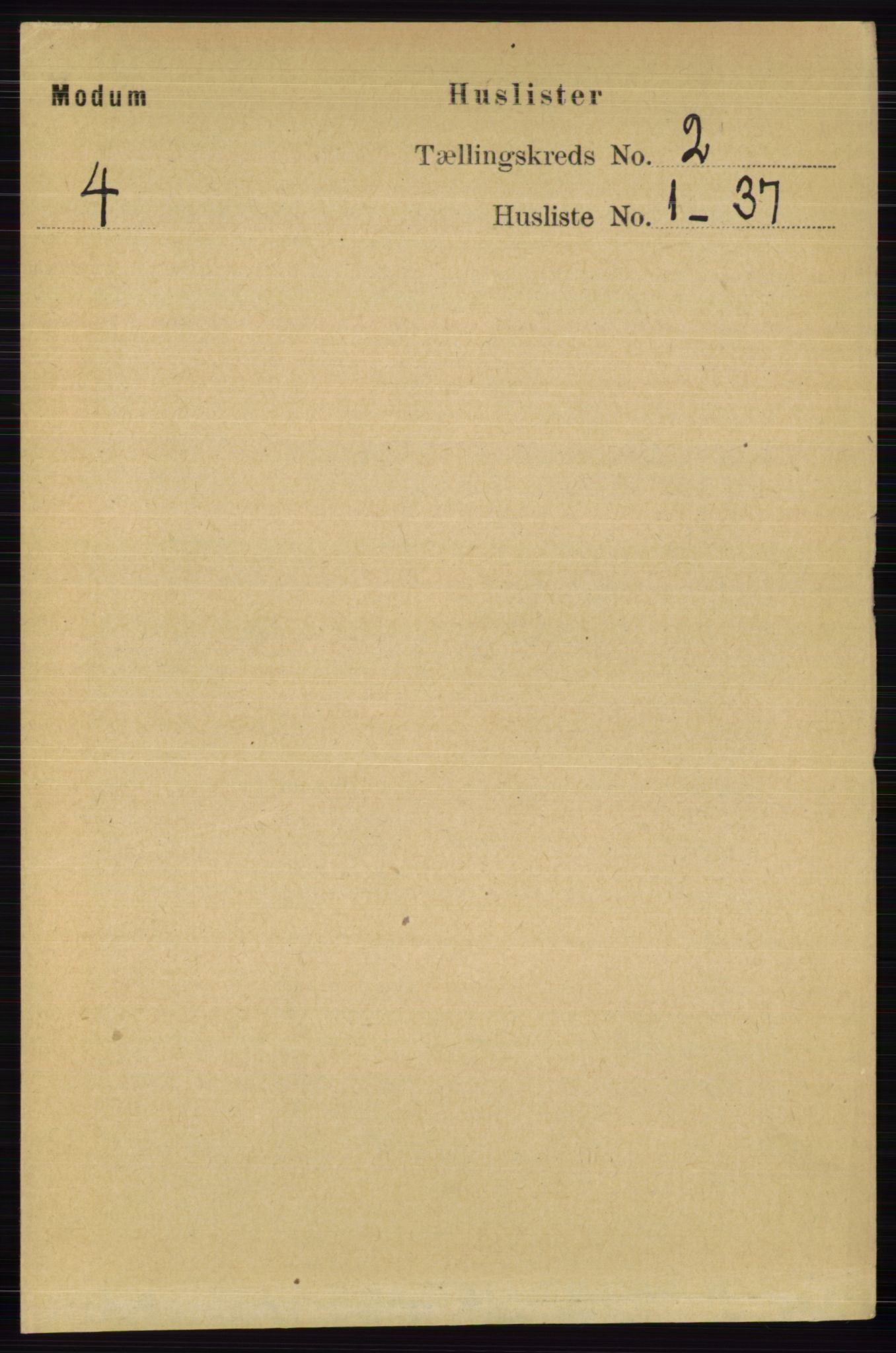 RA, 1891 census for 0623 Modum, 1891, p. 432
