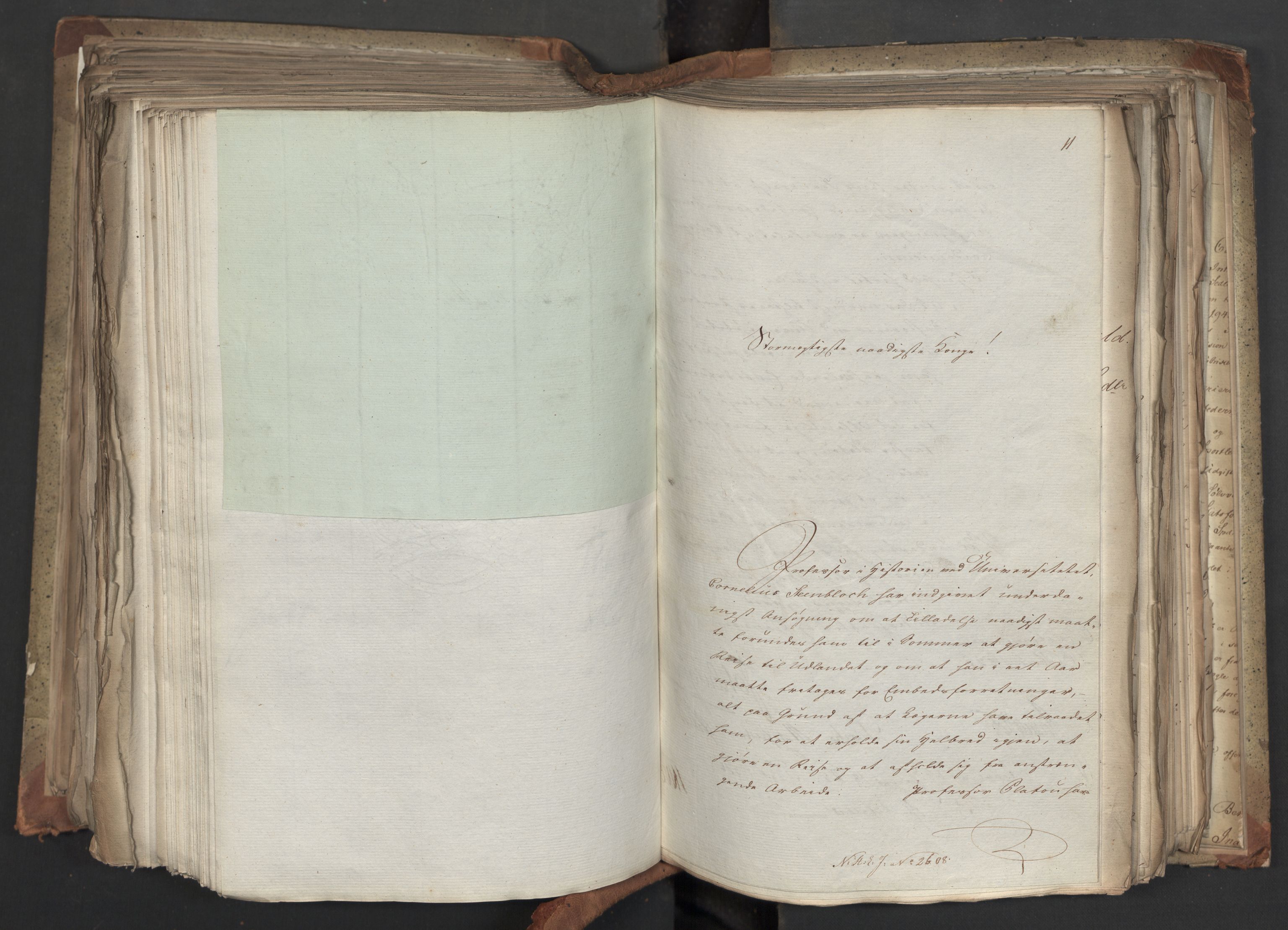 Statsrådsavdelingen i Stockholm, RA/S-1003/D/Da/L0042: Regjeringsinnstillinger nr. 2467-2705, 1825, p. 406