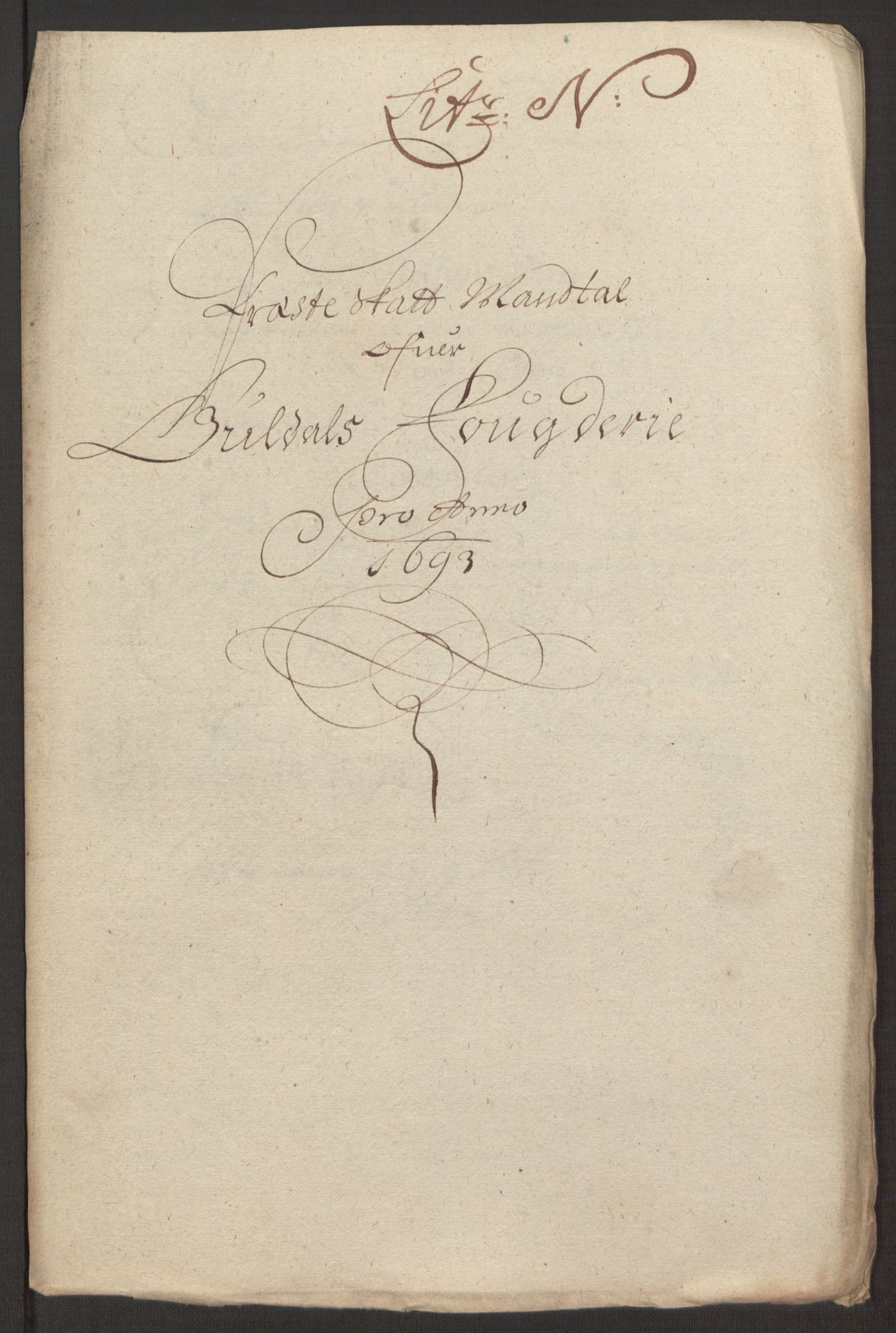 Rentekammeret inntil 1814, Reviderte regnskaper, Fogderegnskap, RA/EA-4092/R59/L3943: Fogderegnskap Gauldal, 1693, p. 148