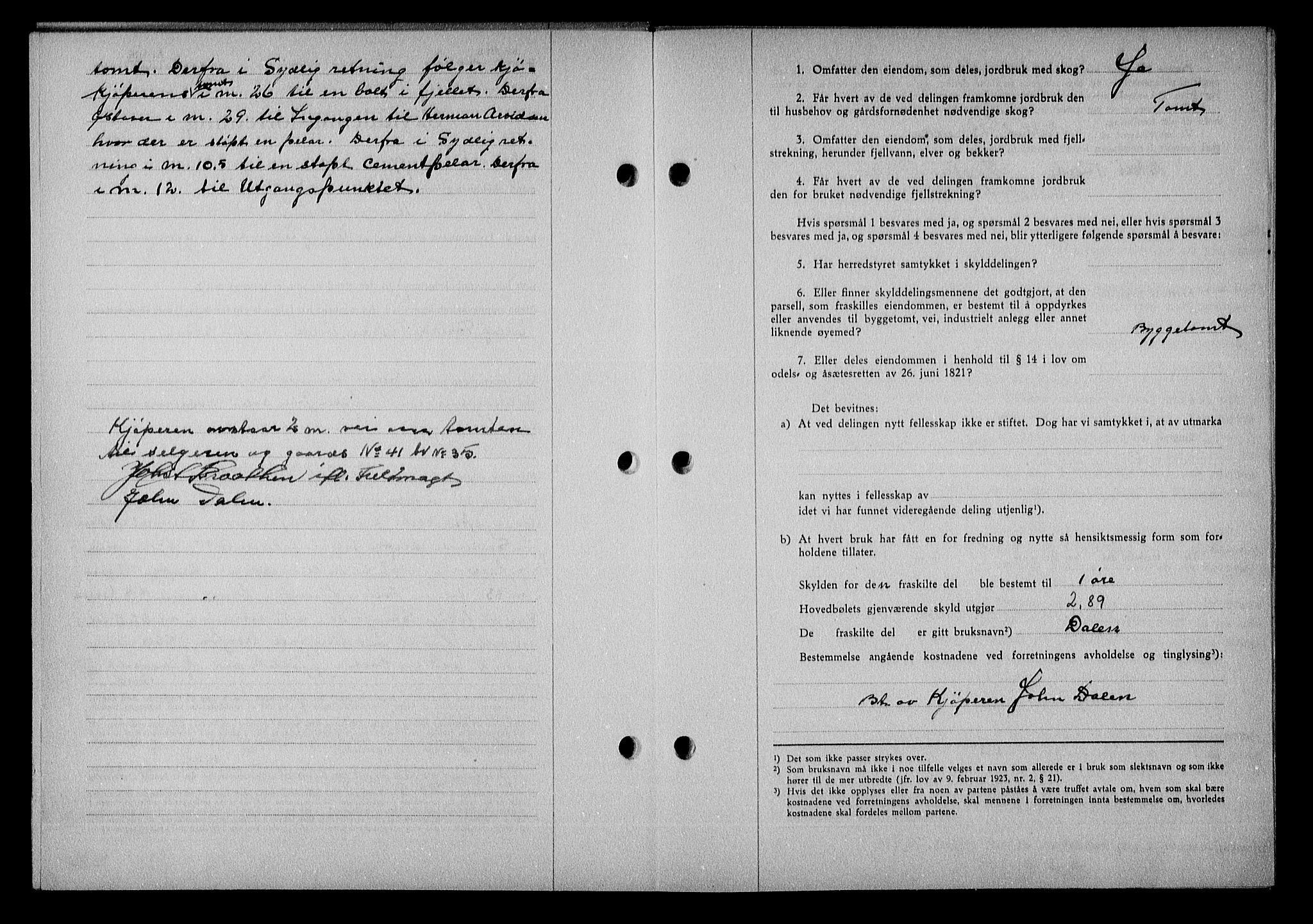 Nedenes sorenskriveri, SAK/1221-0006/G/Gb/Gba/L0051: Mortgage book no. A-V, 1943-1944, Diary no: : 662/1944