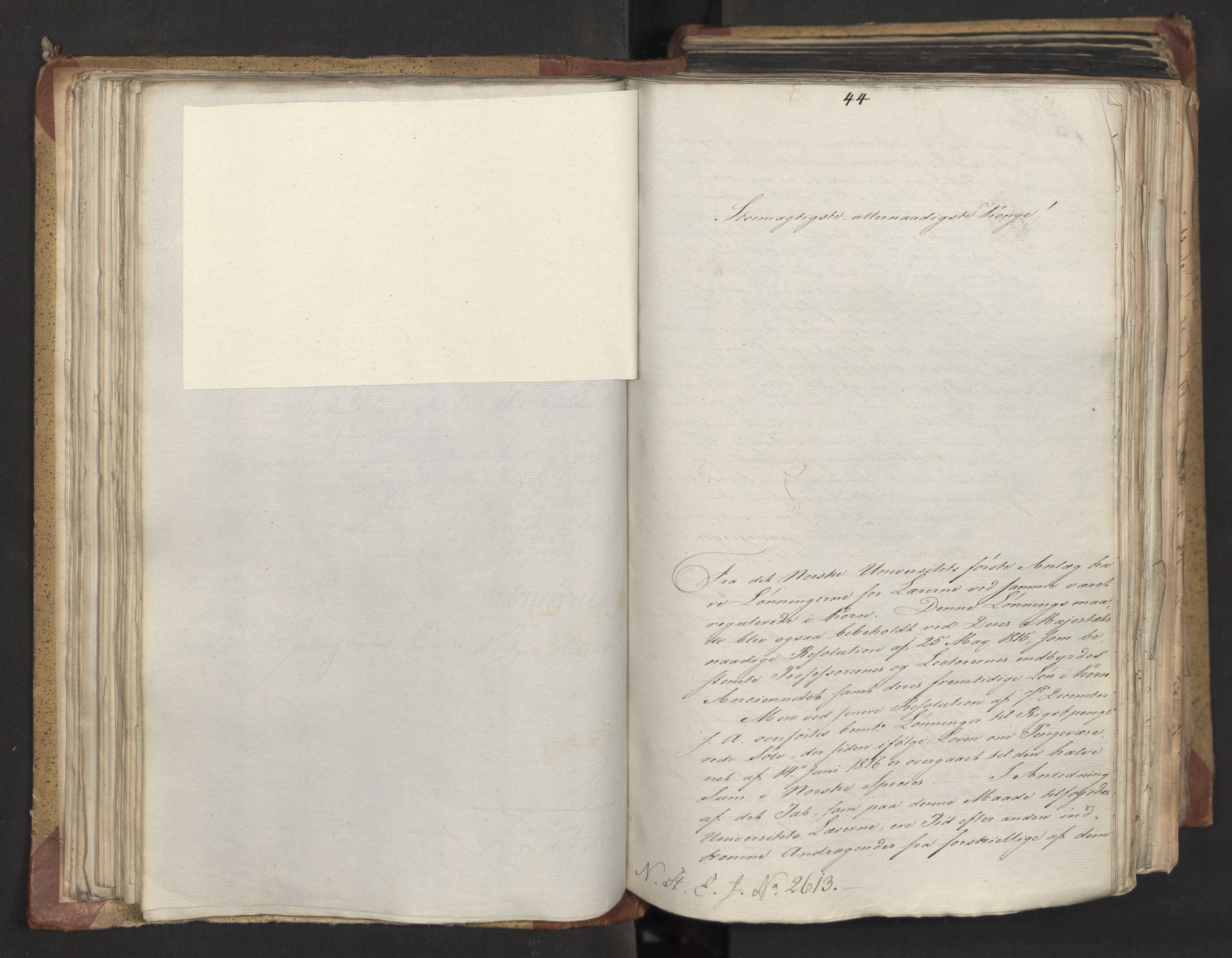 Statsrådsavdelingen i Stockholm, AV/RA-S-1003/D/Da/L0012: Regjeringsinnstillinger nr. 2587-2760, 1818, p. 127