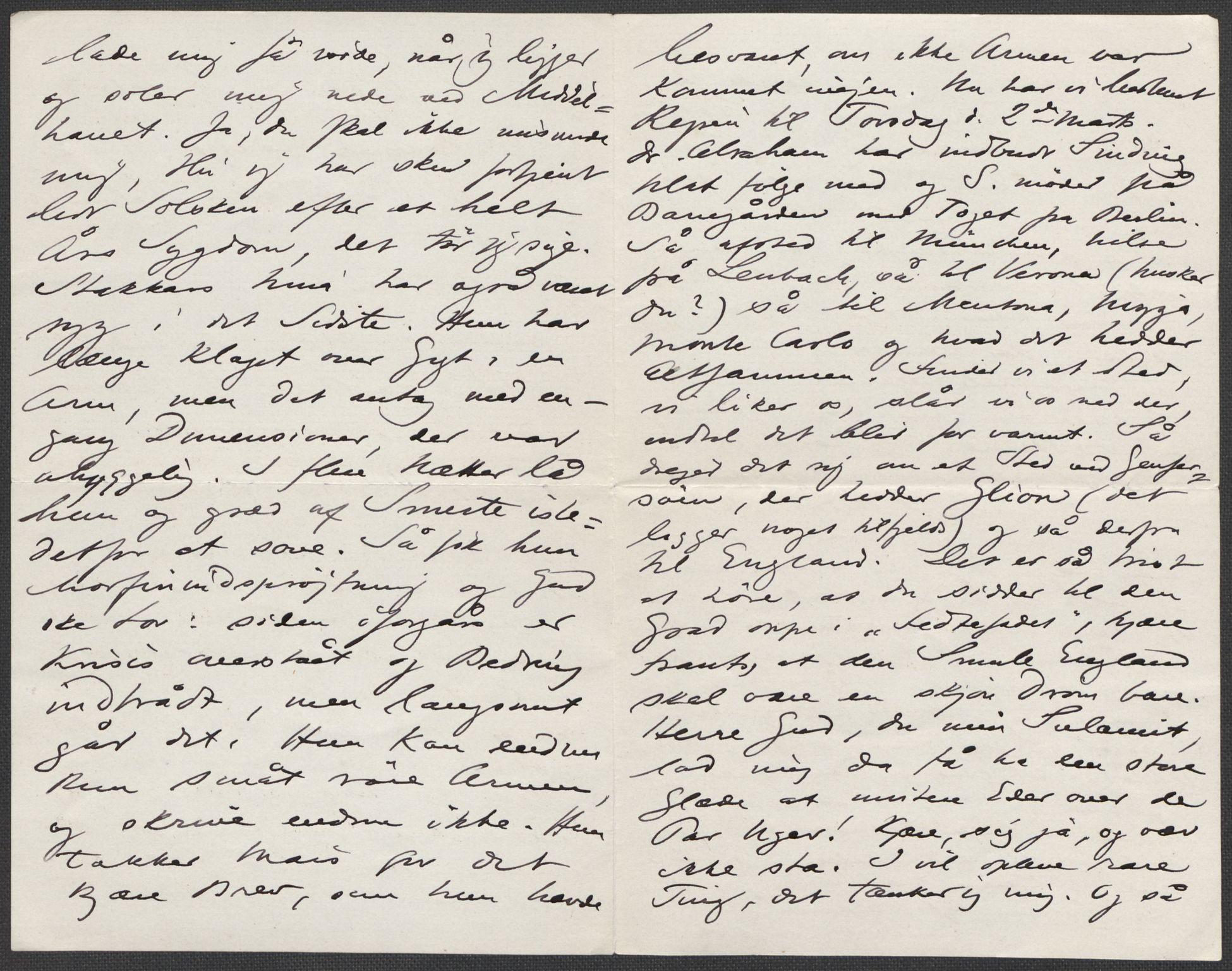 Beyer, Frants, AV/RA-PA-0132/F/L0001: Brev fra Edvard Grieg til Frantz Beyer og "En del optegnelser som kan tjene til kommentar til brevene" av Marie Beyer, 1872-1907, p. 385