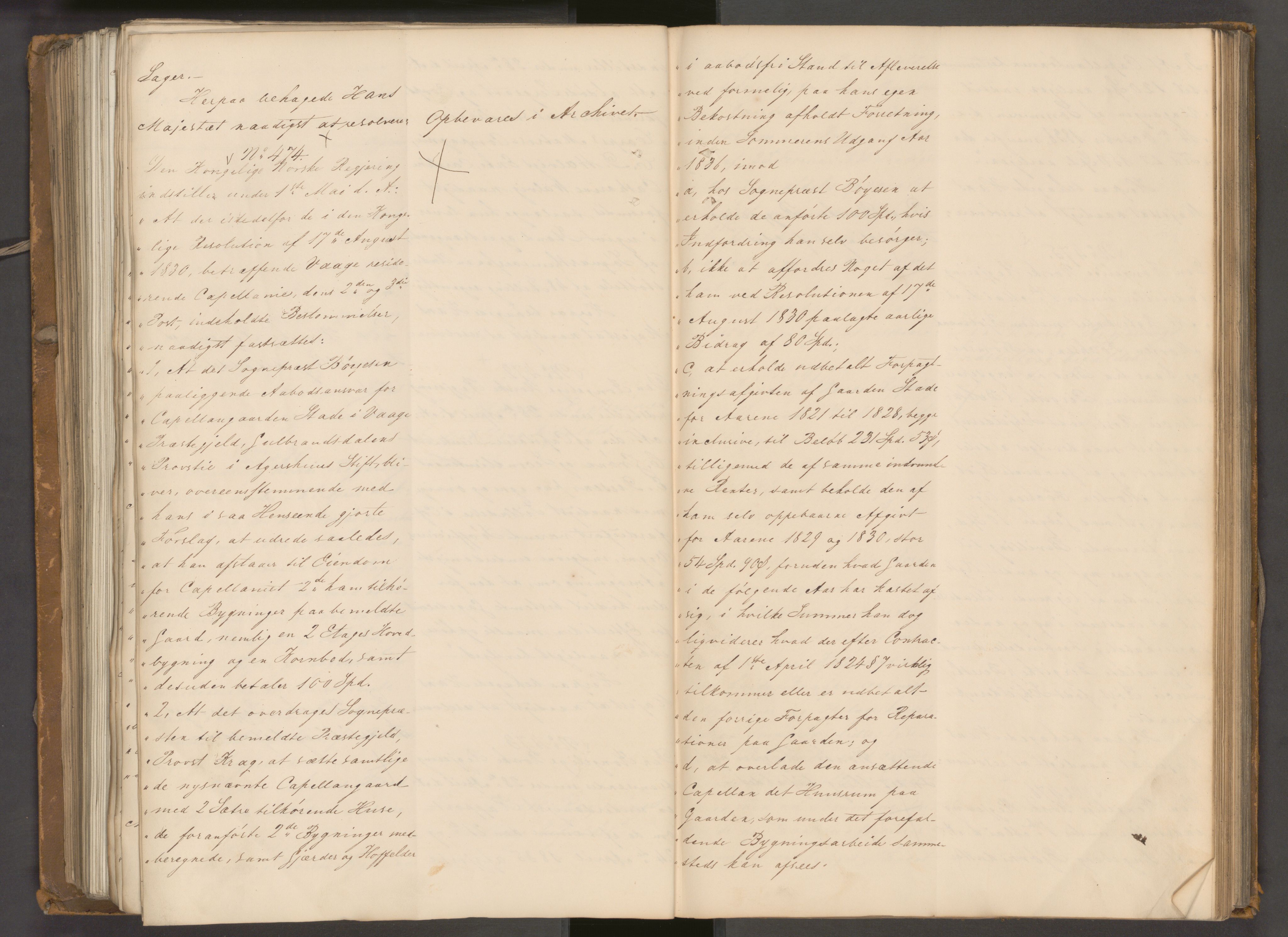 Statsrådssekretariatet, AV/RA-S-1001/A/Ab/L0040: Kgl. res. nr. 1-568, 1. halvår, 1835