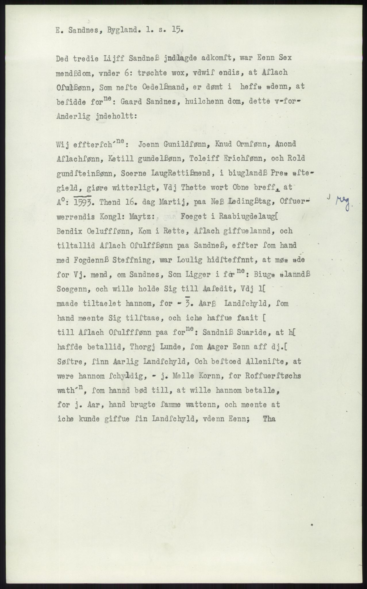 Samlinger til kildeutgivelse, Diplomavskriftsamlingen, AV/RA-EA-4053/H/Ha, p. 1851