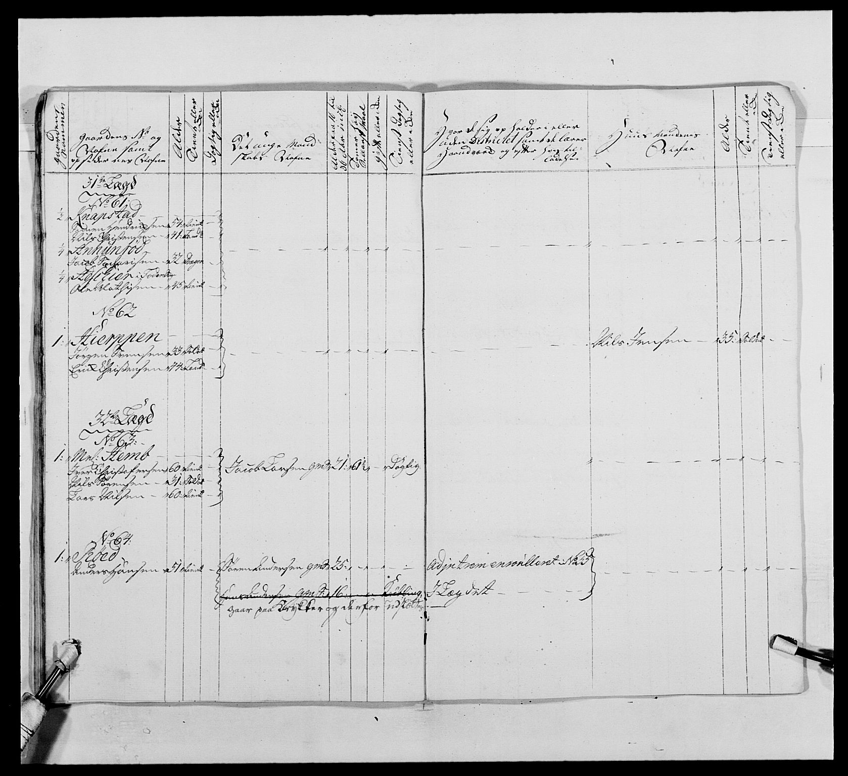 Kommanderende general (KG I) med Det norske krigsdirektorium, AV/RA-EA-5419/E/Ea/L0488: 1. Akershusiske regiment, 1765, p. 216