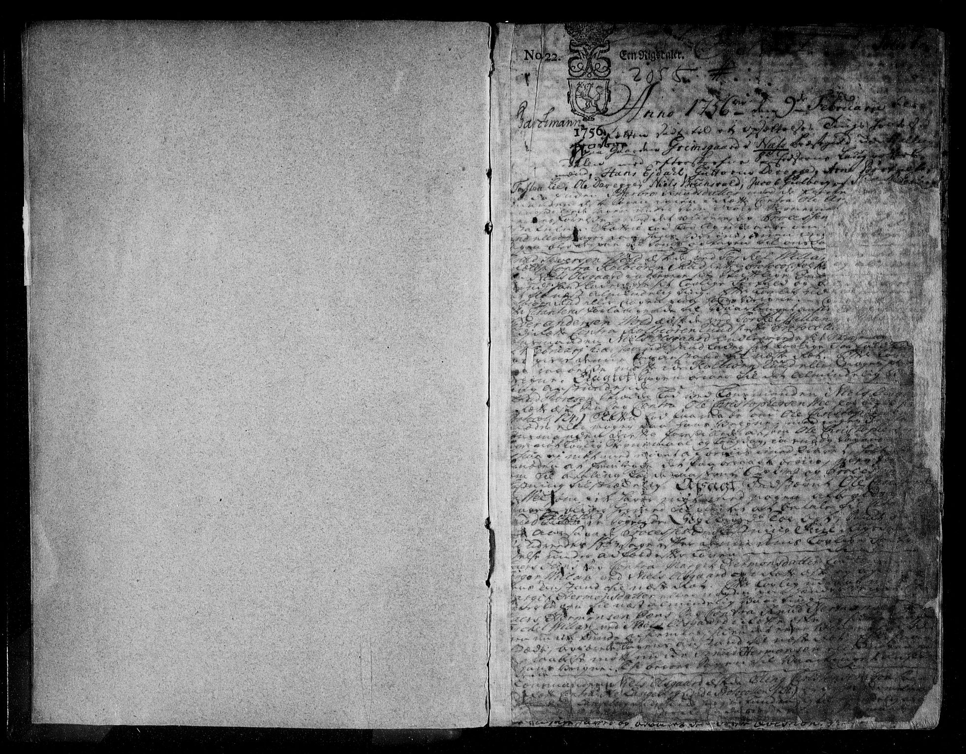 Ringerike og Hallingdal sorenskriveri, AV/SAKO-A-81/F/Fa/Fad/L0005: Tingbok - Hallingdal, 1756-1764, p. 1