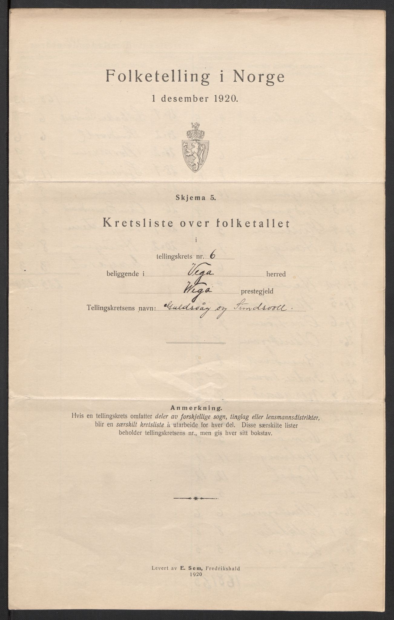 SAT, 1920 census for Vega, 1920, p. 21