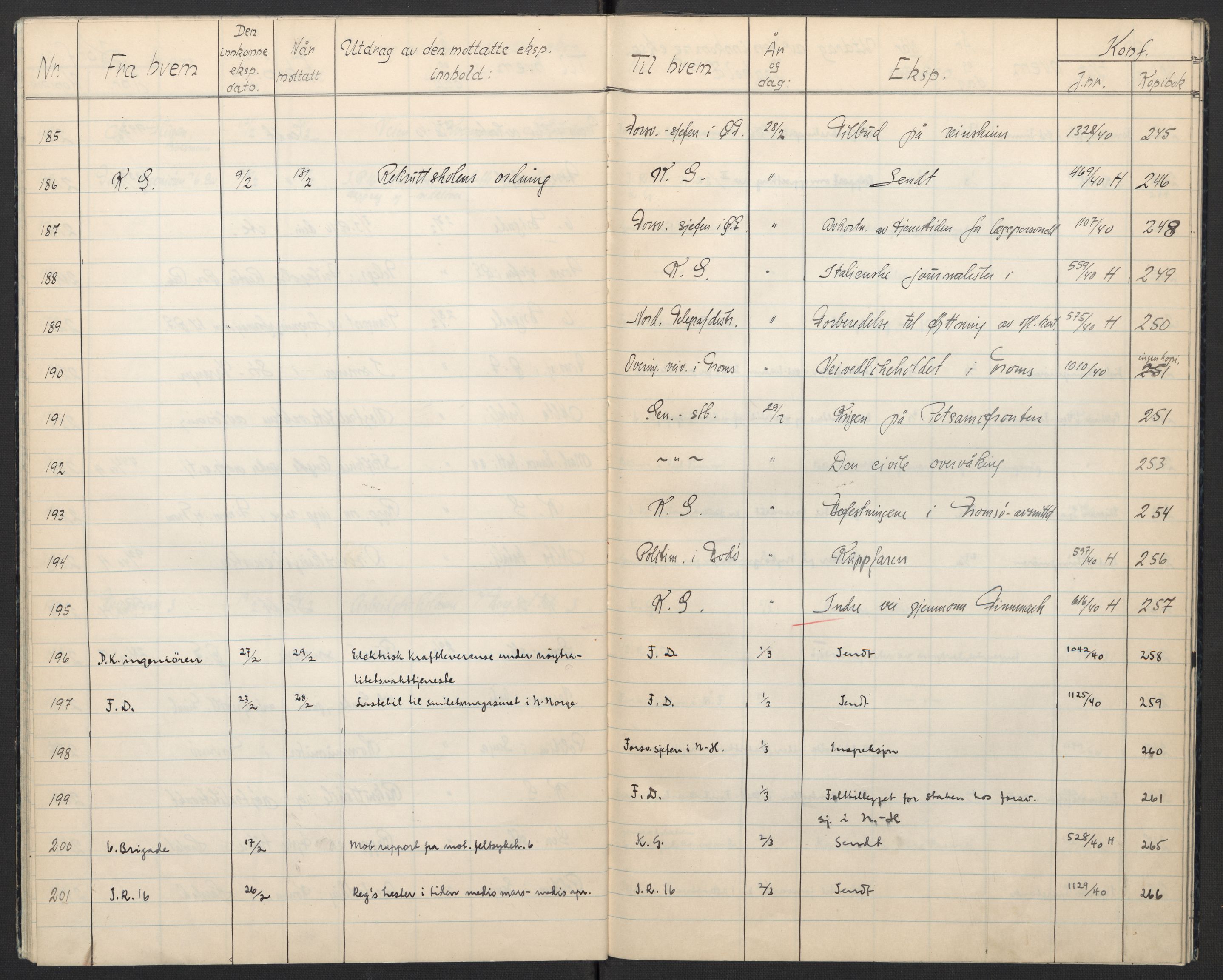 Forsvaret, Forsvarets krigshistoriske avdeling, AV/RA-RAFA-2017/Y/Yb/L0120: II-C-11-600  -  6. Divisjon, 1940, p. 13