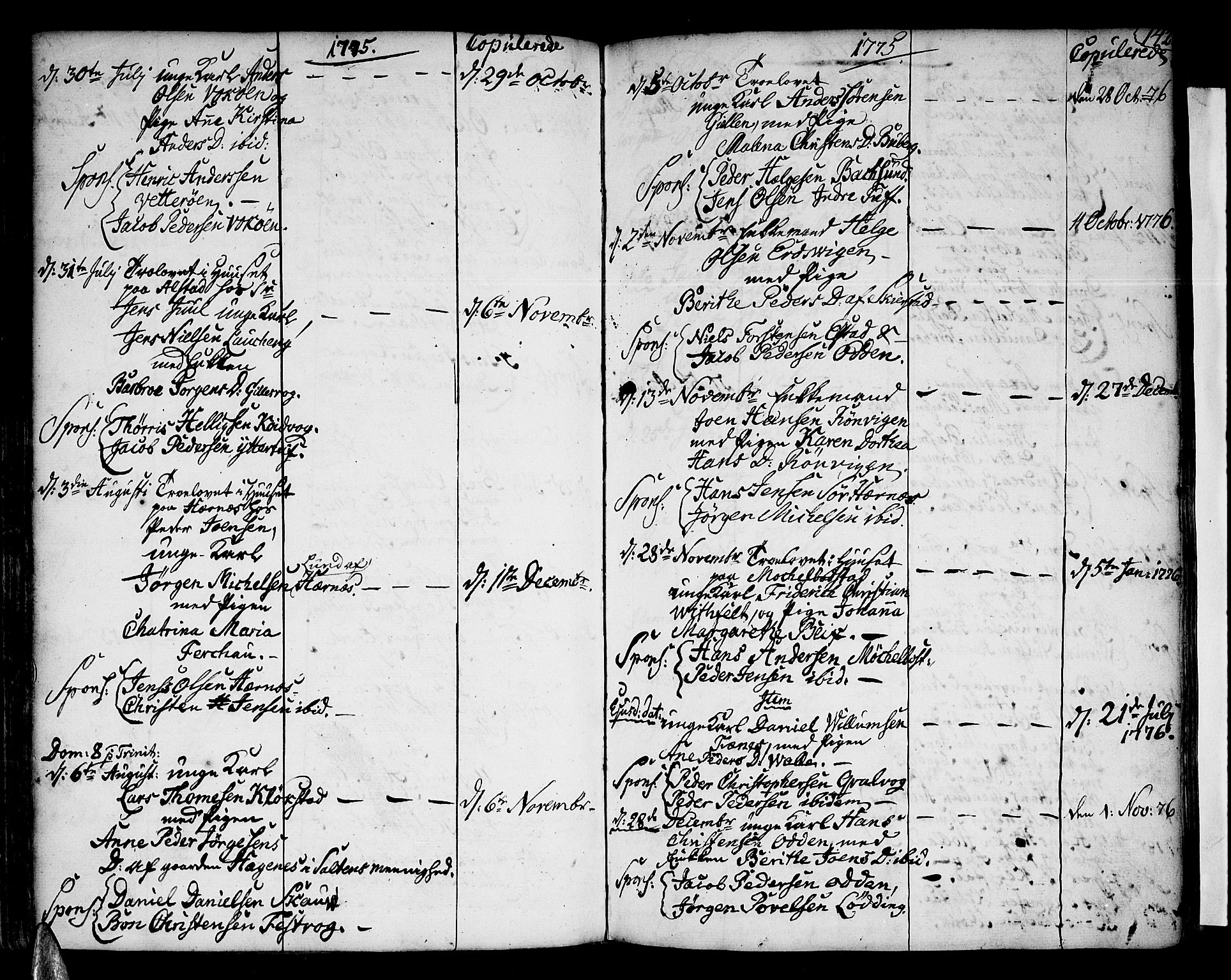 Ministerialprotokoller, klokkerbøker og fødselsregistre - Nordland, AV/SAT-A-1459/801/L0003: Parish register (official) no. 801A03, 1762-1795, p. 142