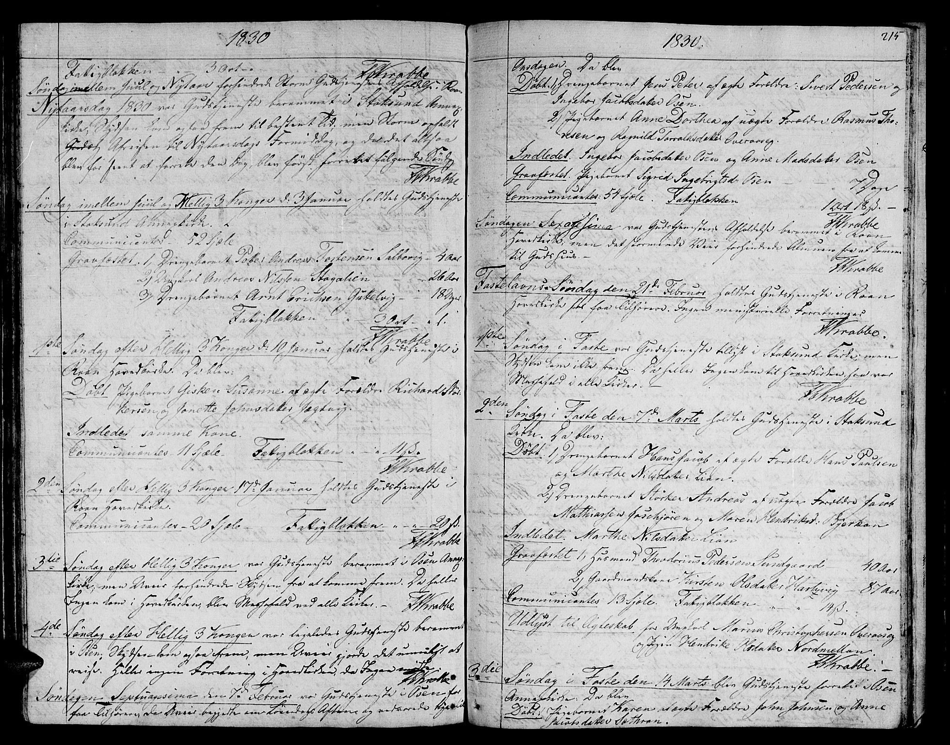 Ministerialprotokoller, klokkerbøker og fødselsregistre - Sør-Trøndelag, SAT/A-1456/657/L0701: Parish register (official) no. 657A02, 1802-1831, p. 215