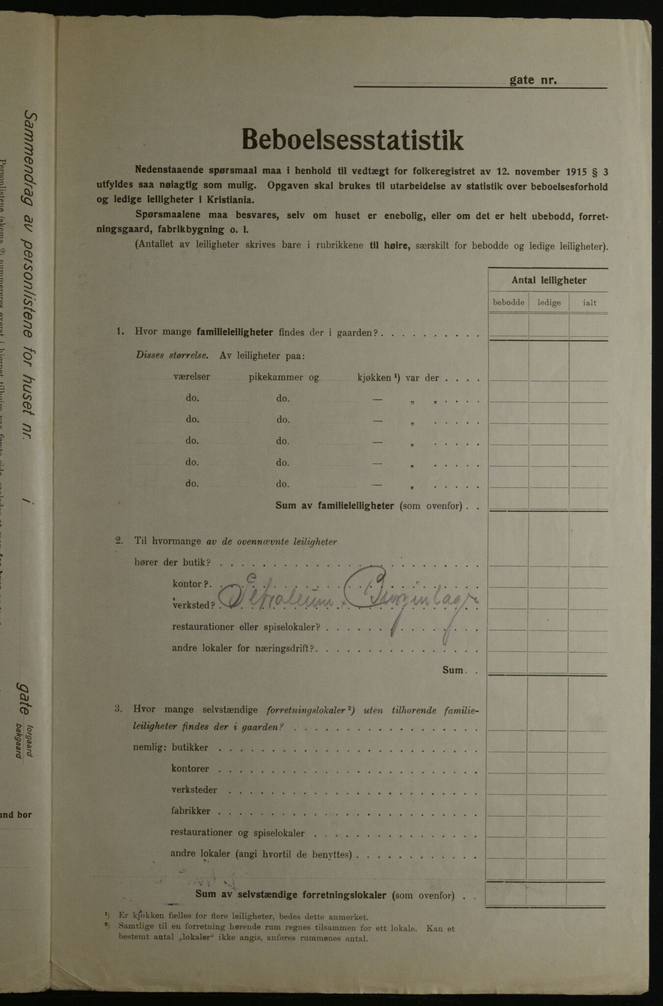 OBA, Municipal Census 1923 for Kristiania, 1923, p. 125224