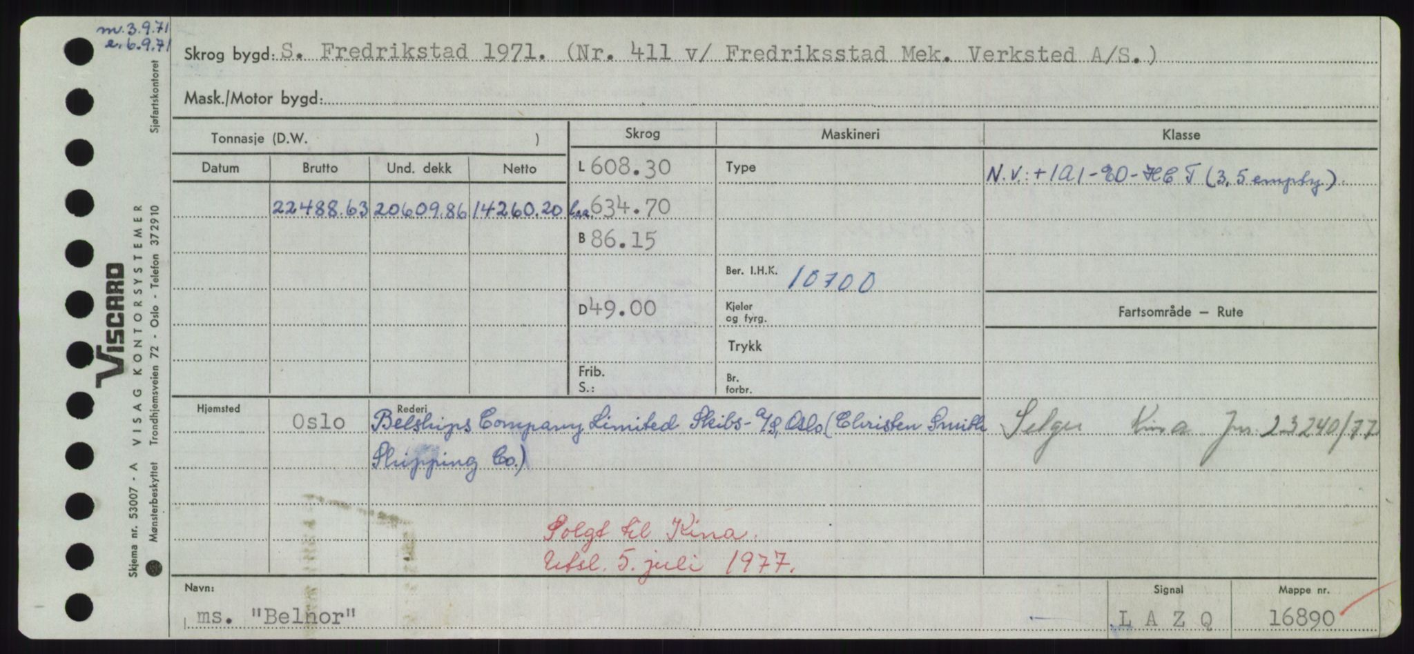 Sjøfartsdirektoratet med forløpere, Skipsmålingen, AV/RA-S-1627/H/Hd/L0003: Fartøy, B-Bev, p. 555