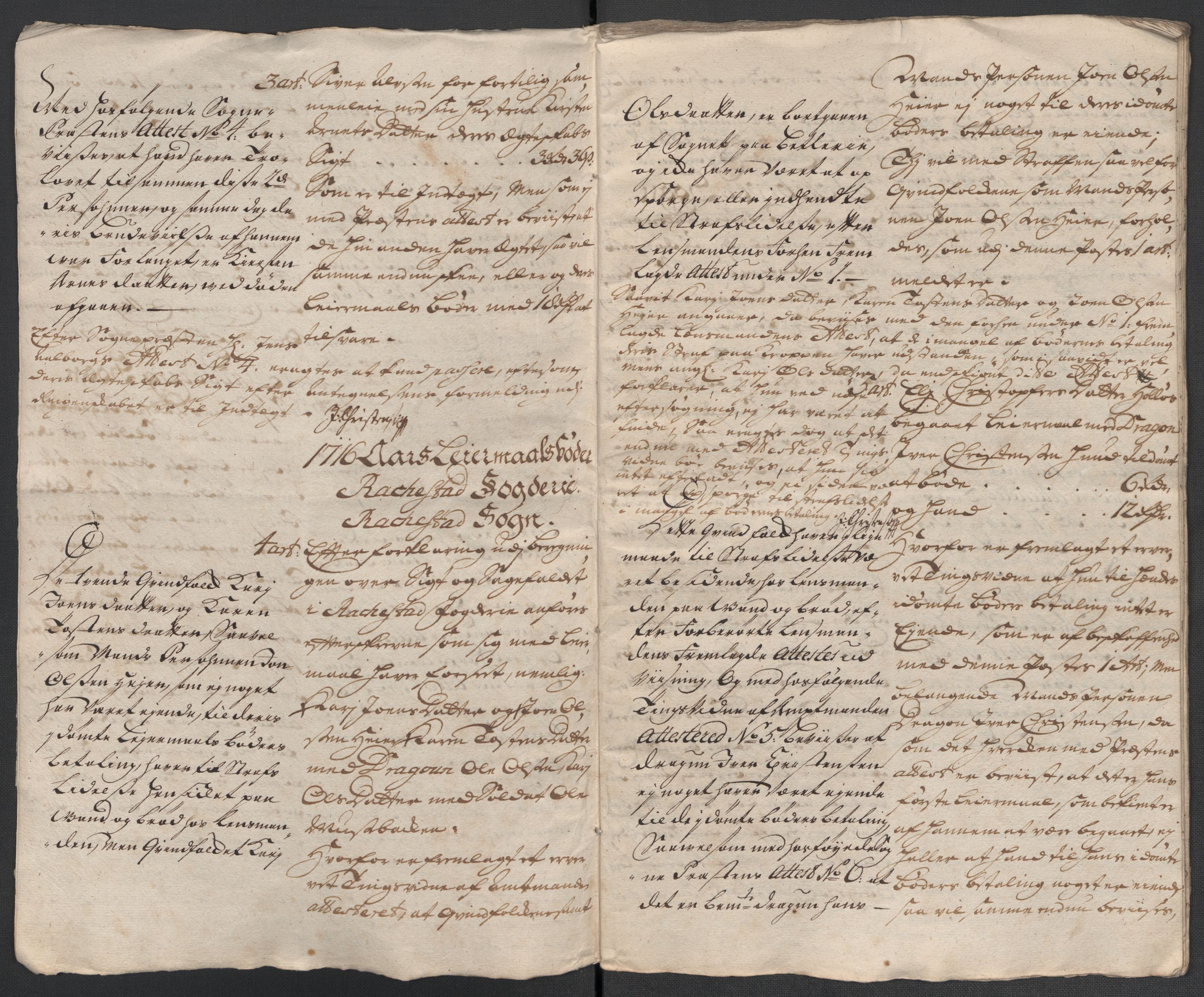 Rentekammeret inntil 1814, Reviderte regnskaper, Fogderegnskap, AV/RA-EA-4092/R07/L0312: Fogderegnskap Rakkestad, Heggen og Frøland, 1716, p. 157