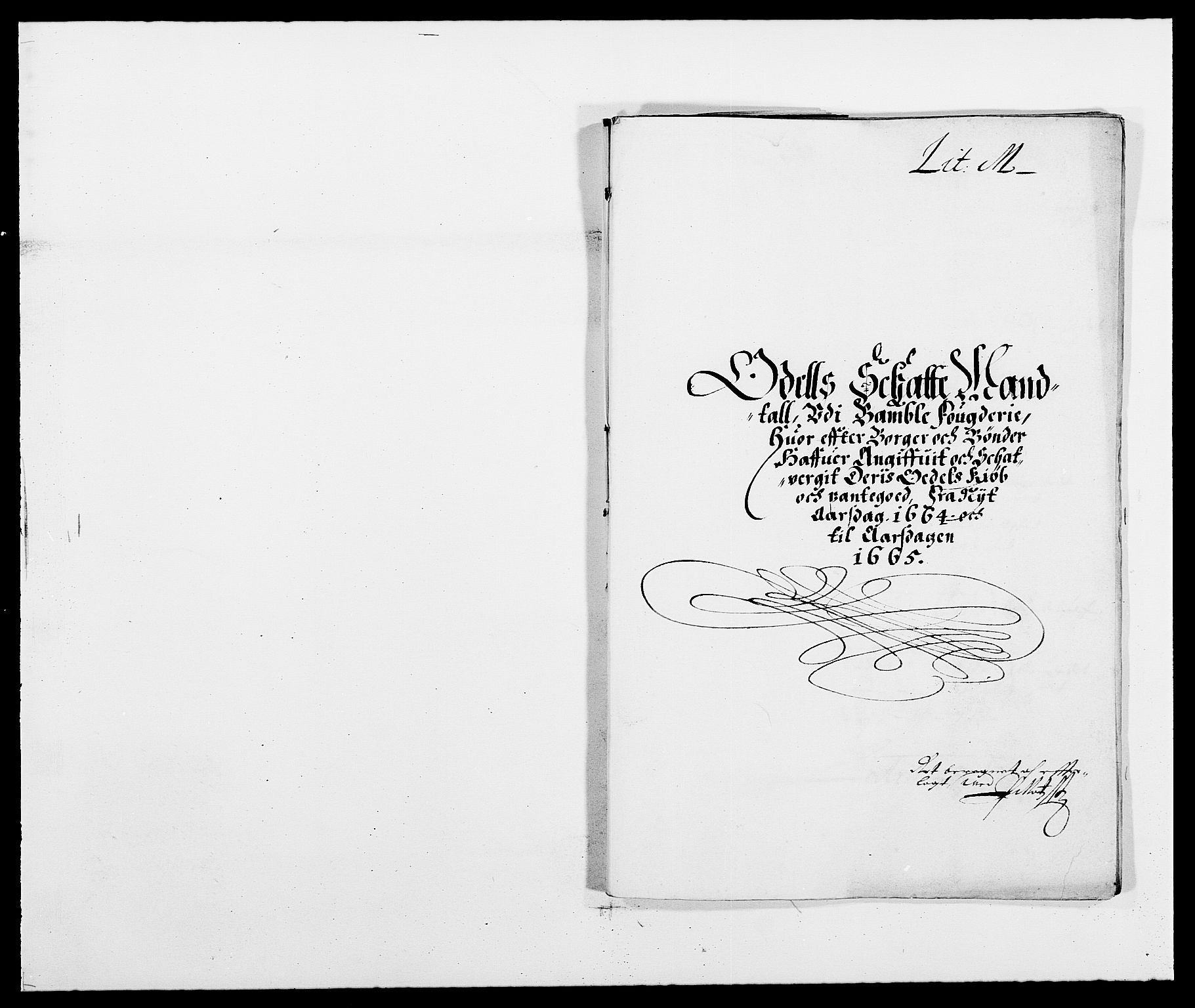 Rentekammeret inntil 1814, Reviderte regnskaper, Fogderegnskap, AV/RA-EA-4092/R34/L2038: Fogderegnskap Bamble, 1662-1669, p. 80