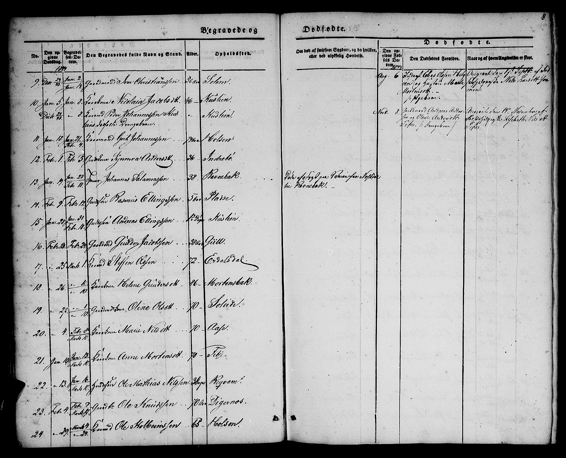 Førde sokneprestembete, AV/SAB-A-79901/H/Haa/Haaa/L0008: Parish register (official) no. A 8, 1843-1860, p. 8