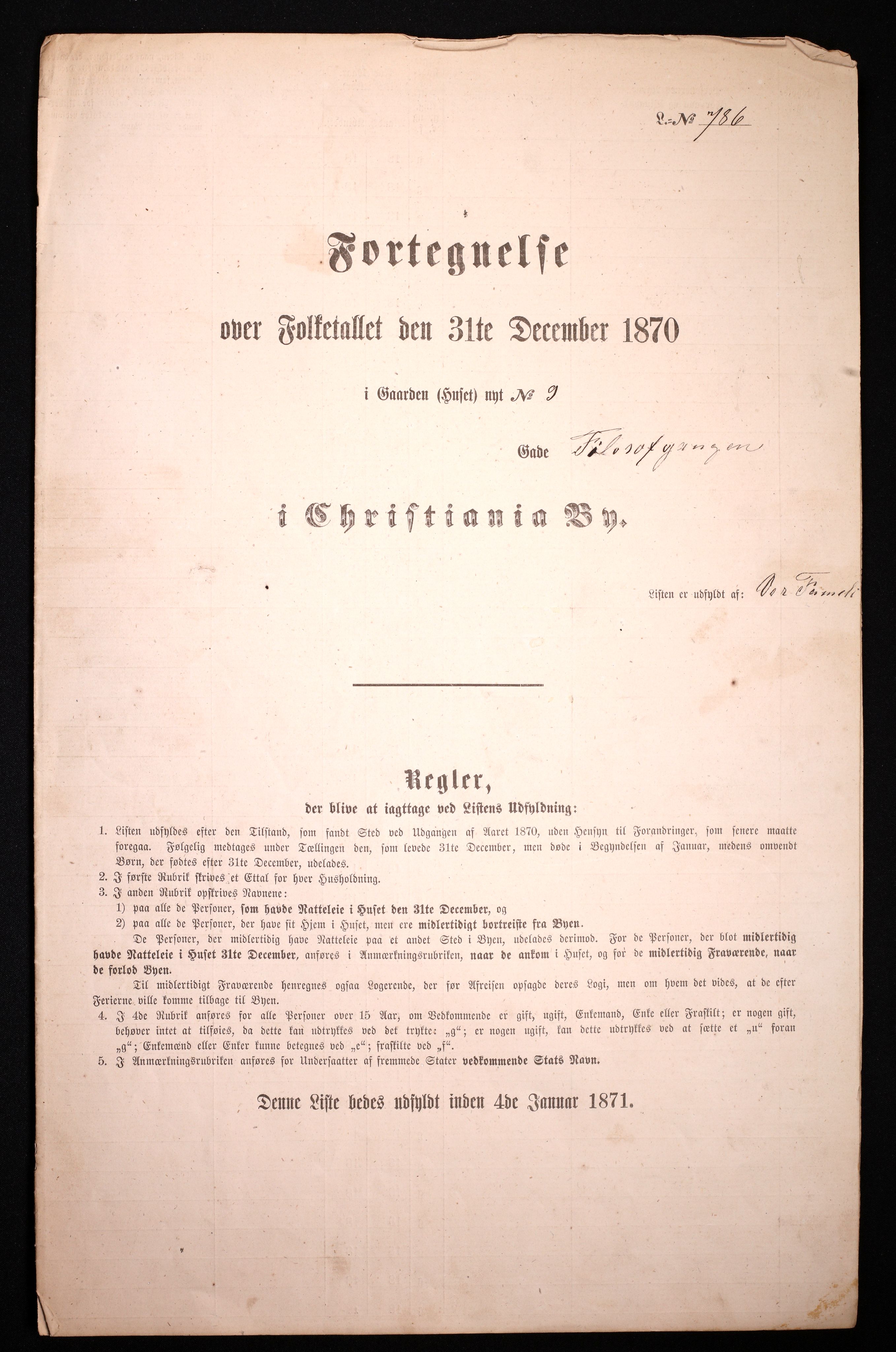 RA, 1870 census for 0301 Kristiania, 1870, p. 919