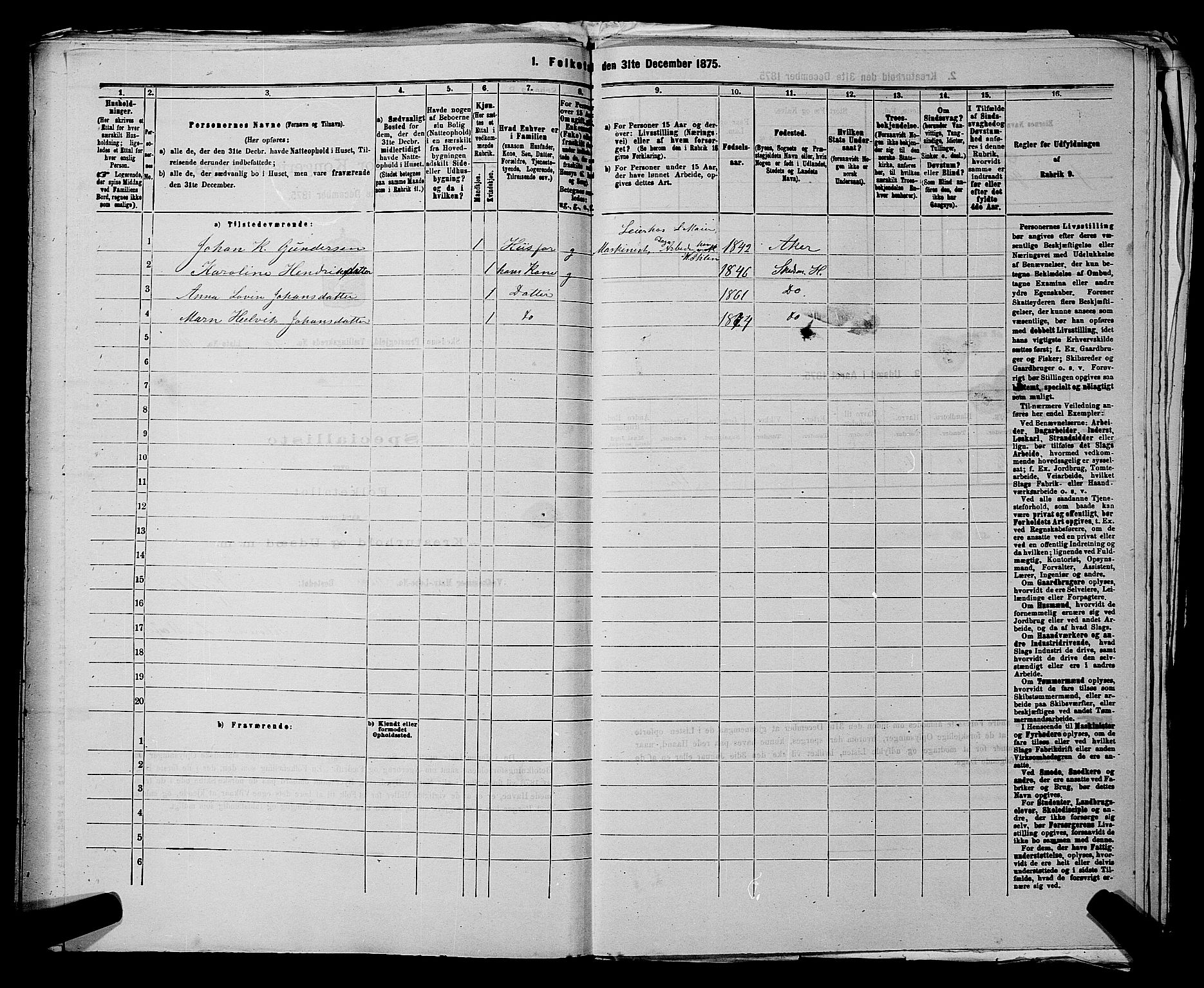 RA, 1875 census for 0231P Skedsmo, 1875, p. 586