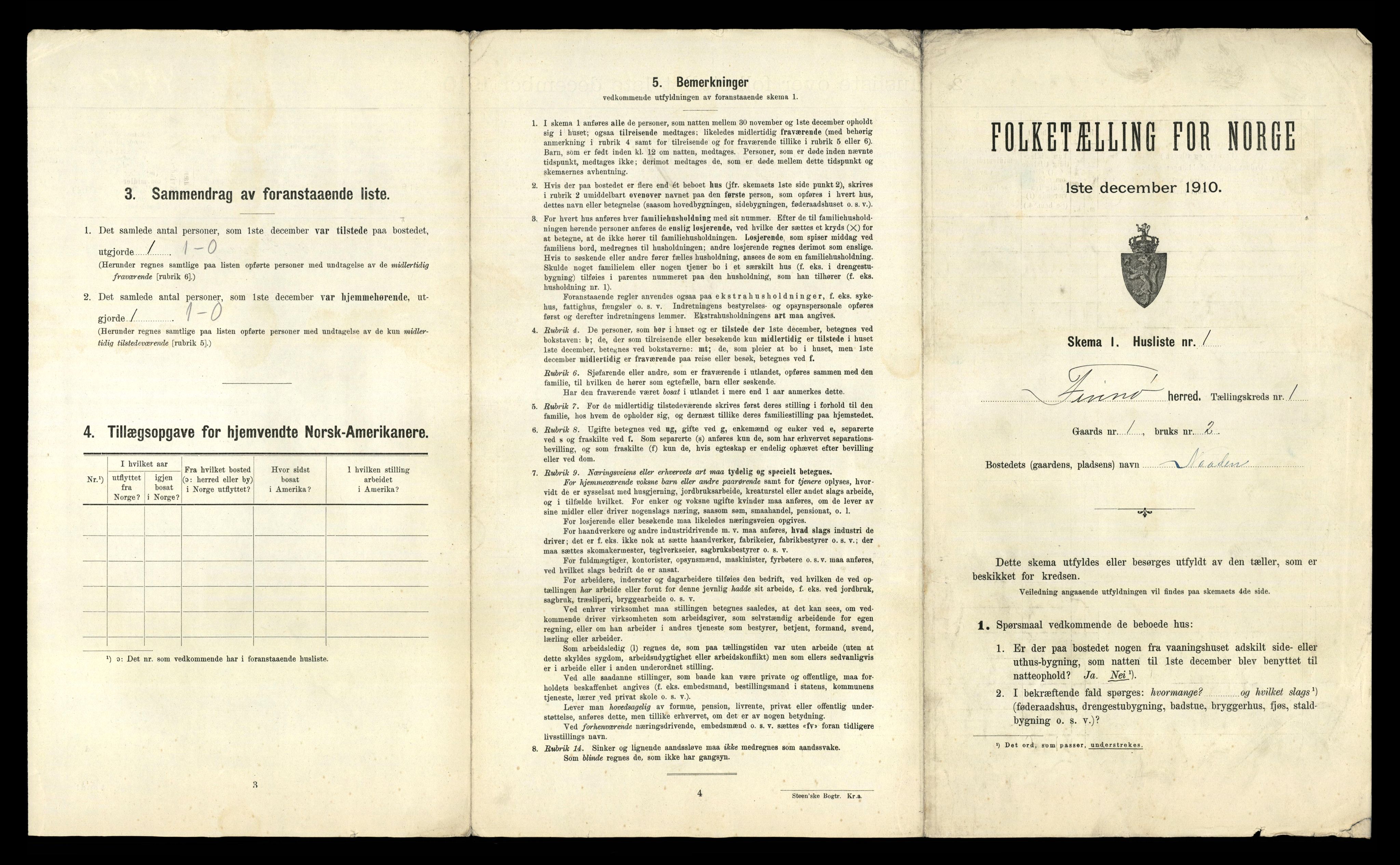 RA, 1910 census for Finnøy, 1910, p. 26