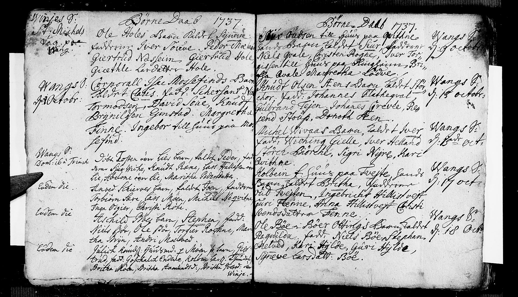 Voss sokneprestembete, AV/SAB-A-79001/H/Haa: Parish register (official) no. A 5, 1736-1743, p. 37