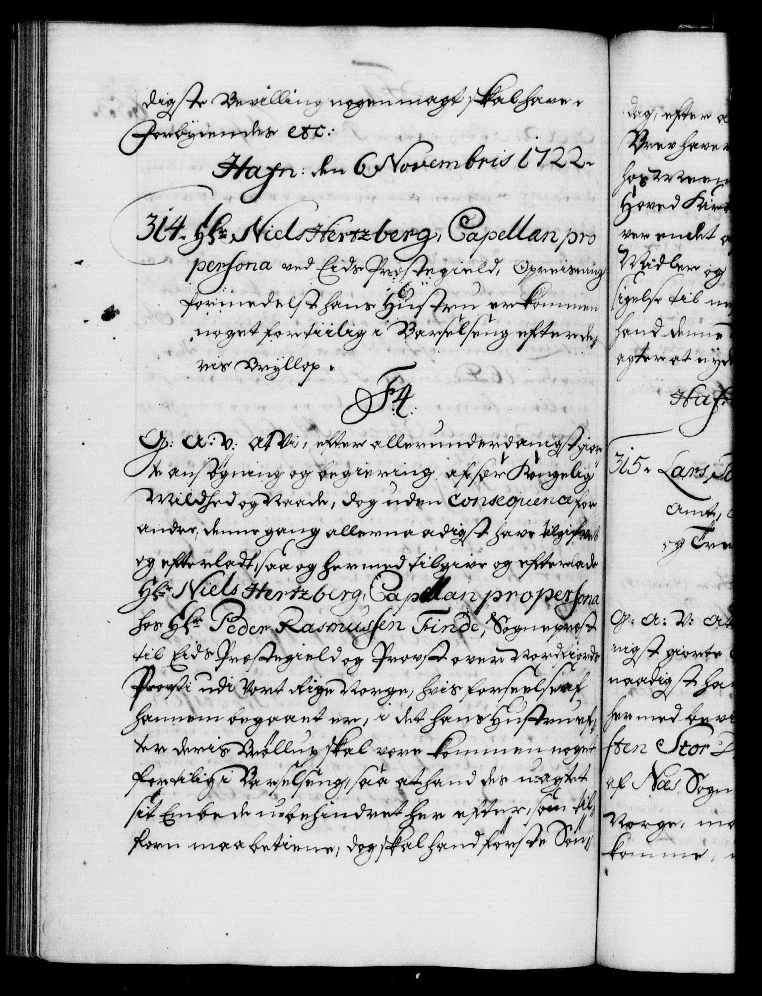 Danske Kanselli 1572-1799, RA/EA-3023/F/Fc/Fca/Fcaa/L0023: Norske registre, 1720-1722, p. 653b