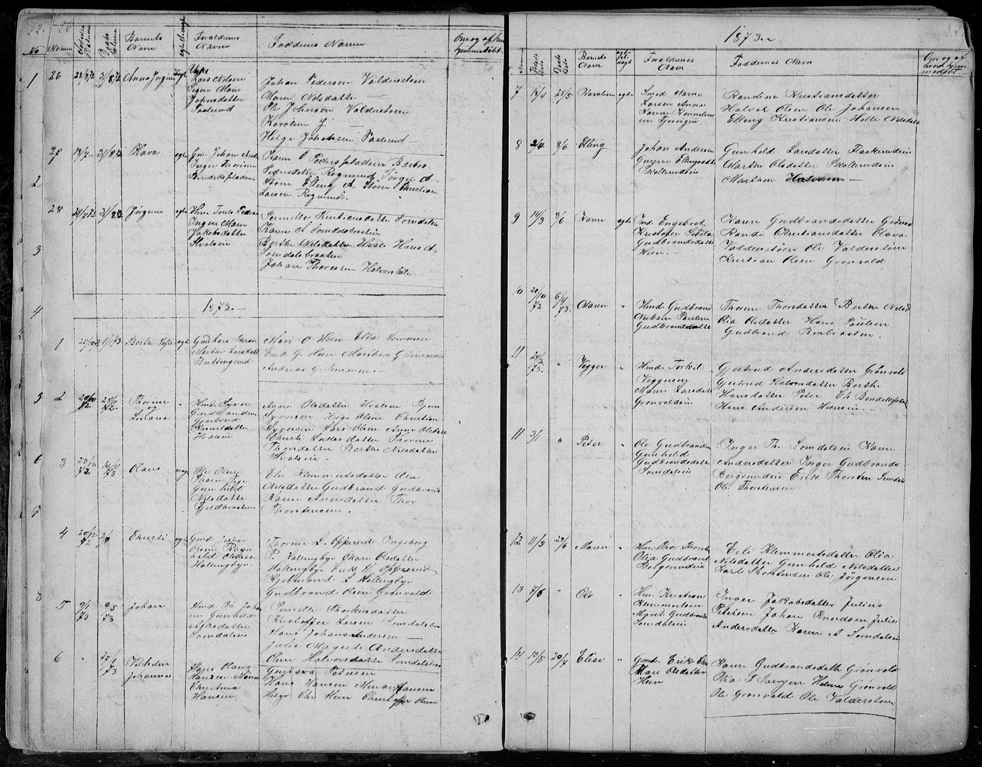 Ådal kirkebøker, AV/SAKO-A-248/G/Gc/L0001: Parish register (copy) no. III 1, 1862-1898, p. 26-27