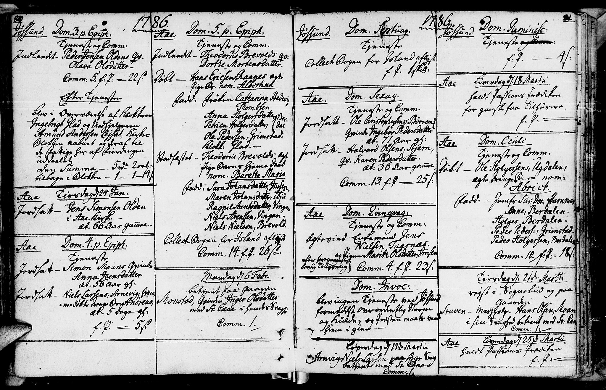 Ministerialprotokoller, klokkerbøker og fødselsregistre - Sør-Trøndelag, SAT/A-1456/655/L0673: Parish register (official) no. 655A02, 1780-1801, p. 80-81