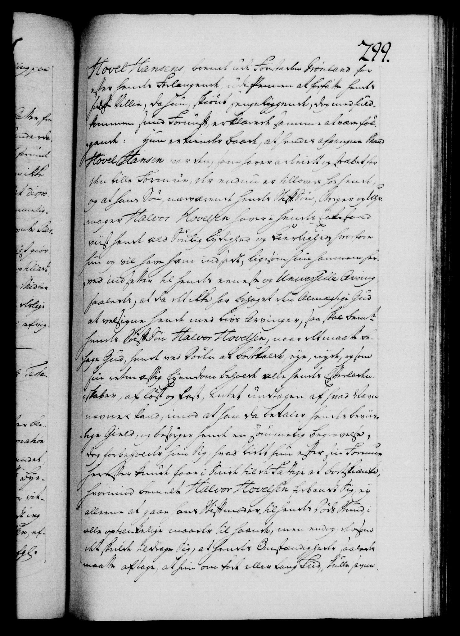 Danske Kanselli 1572-1799, AV/RA-EA-3023/F/Fc/Fca/Fcaa/L0043: Norske registre, 1766-1768, p. 299a