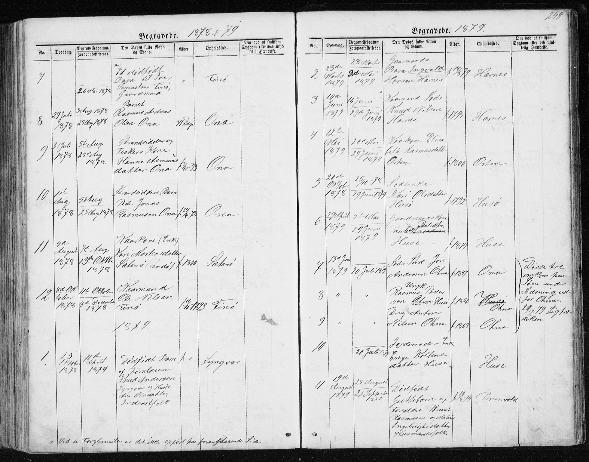 Ministerialprotokoller, klokkerbøker og fødselsregistre - Møre og Romsdal, AV/SAT-A-1454/561/L0732: Parish register (copy) no. 561C02, 1867-1900, p. 248