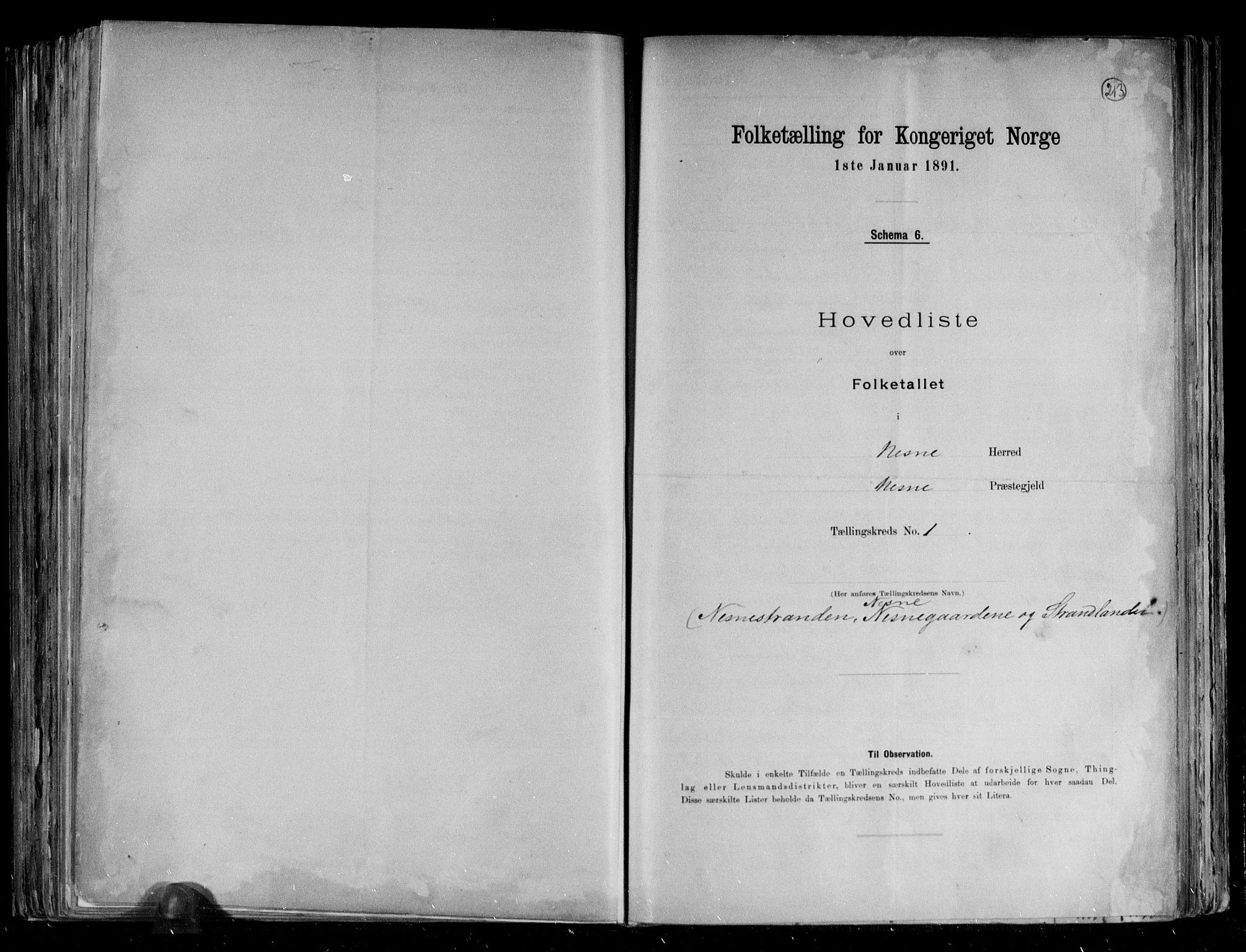 RA, 1891 census for 1828 Nesna, 1891, p. 4