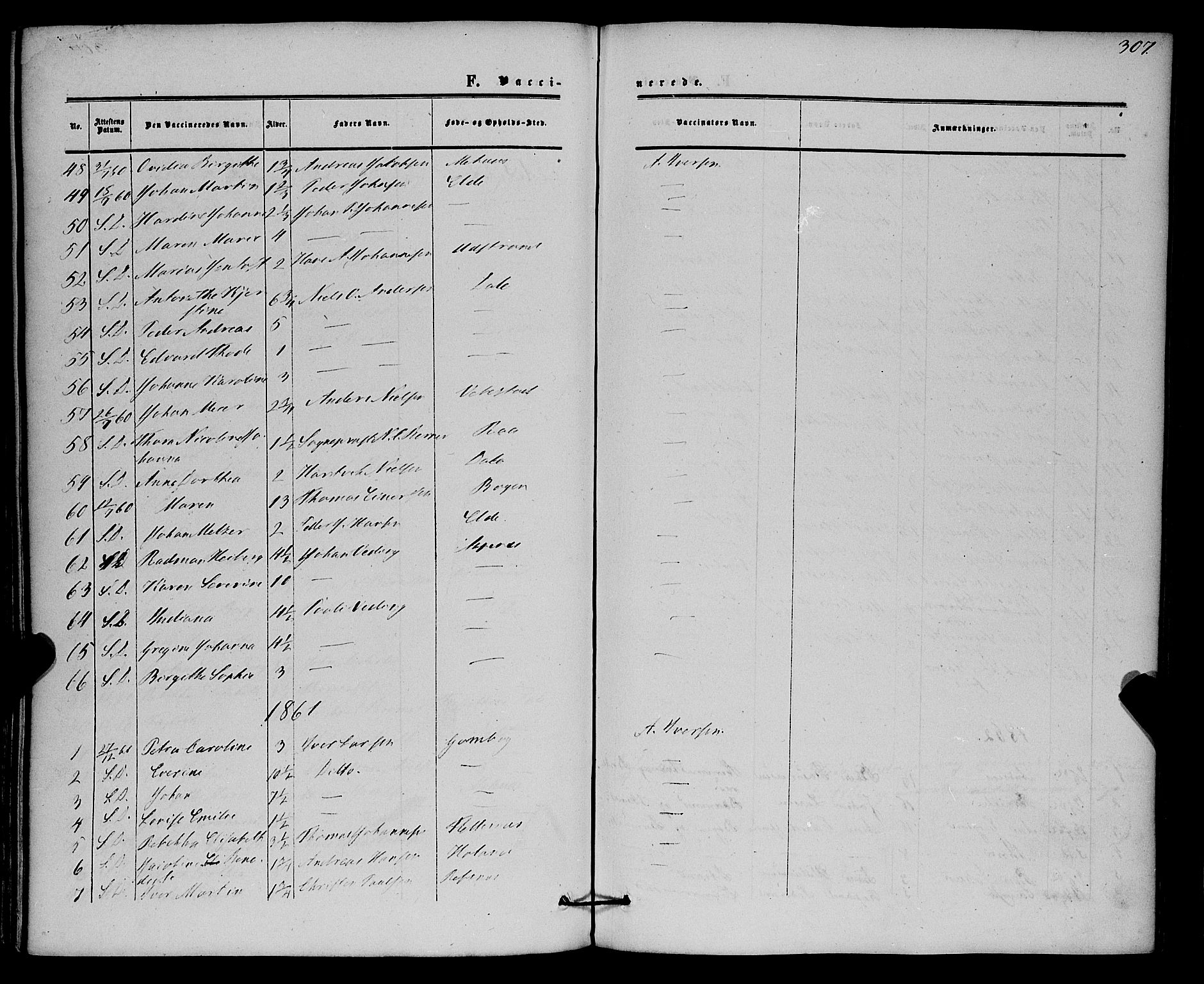 Kvæfjord sokneprestkontor, SATØ/S-1323/G/Ga/Gaa/L0004kirke: Parish register (official) no. 4, 1857-1877, p. 307b