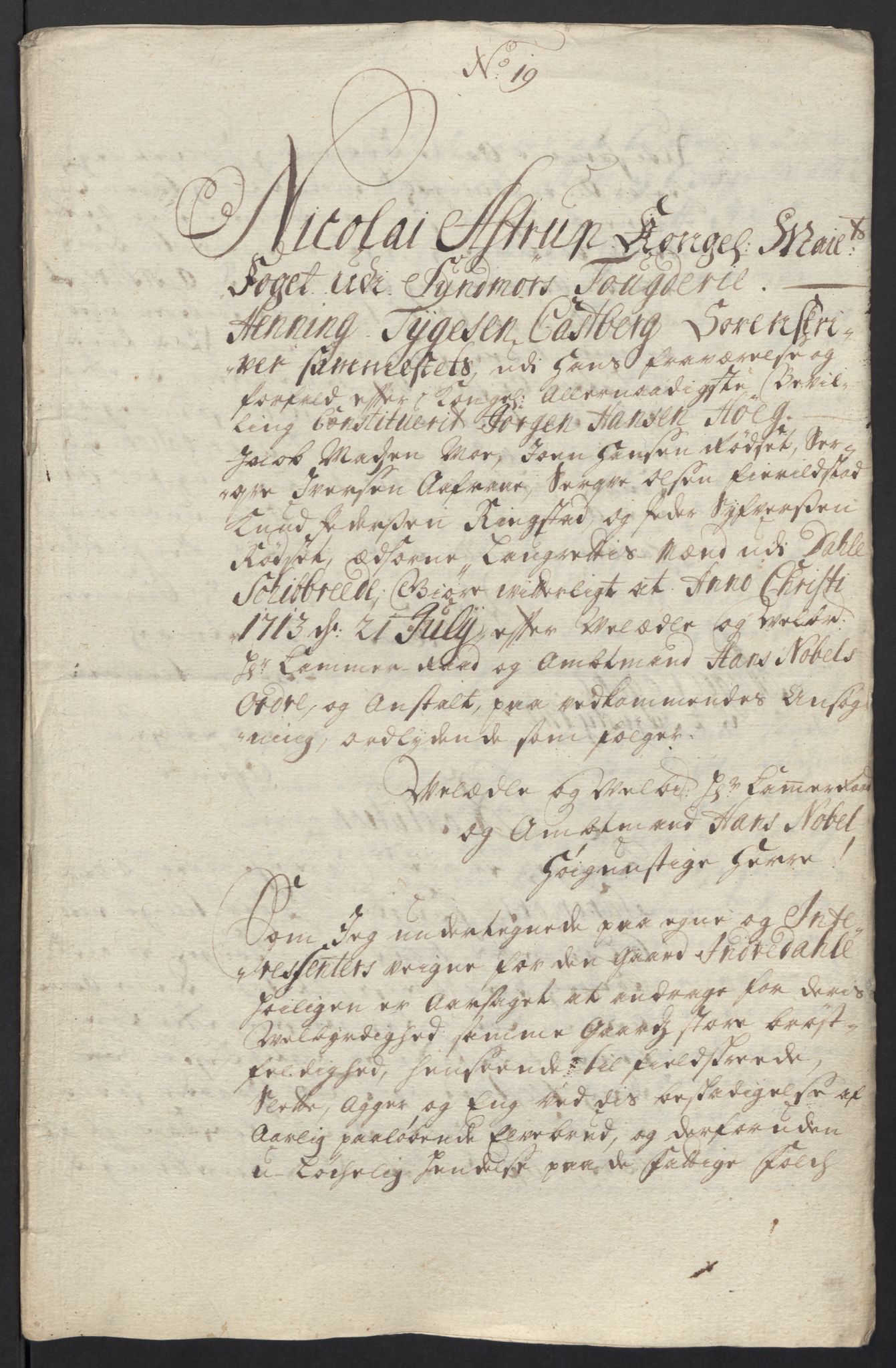 Rentekammeret inntil 1814, Reviderte regnskaper, Fogderegnskap, RA/EA-4092/R54/L3565: Fogderegnskap Sunnmøre, 1712-1713, p. 566