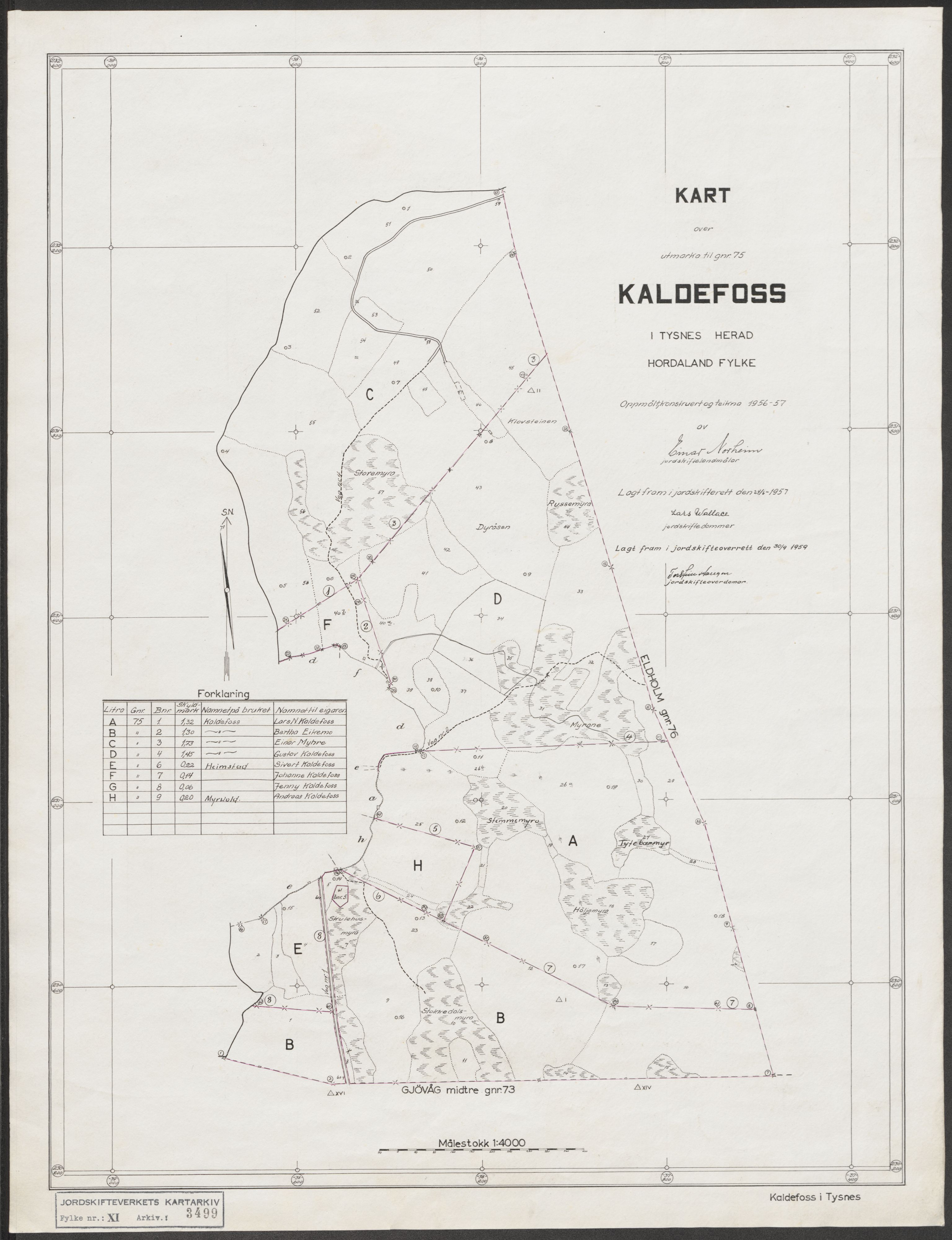 Jordskifteverkets kartarkiv, RA/S-3929/T, 1859-1988, p. 3993