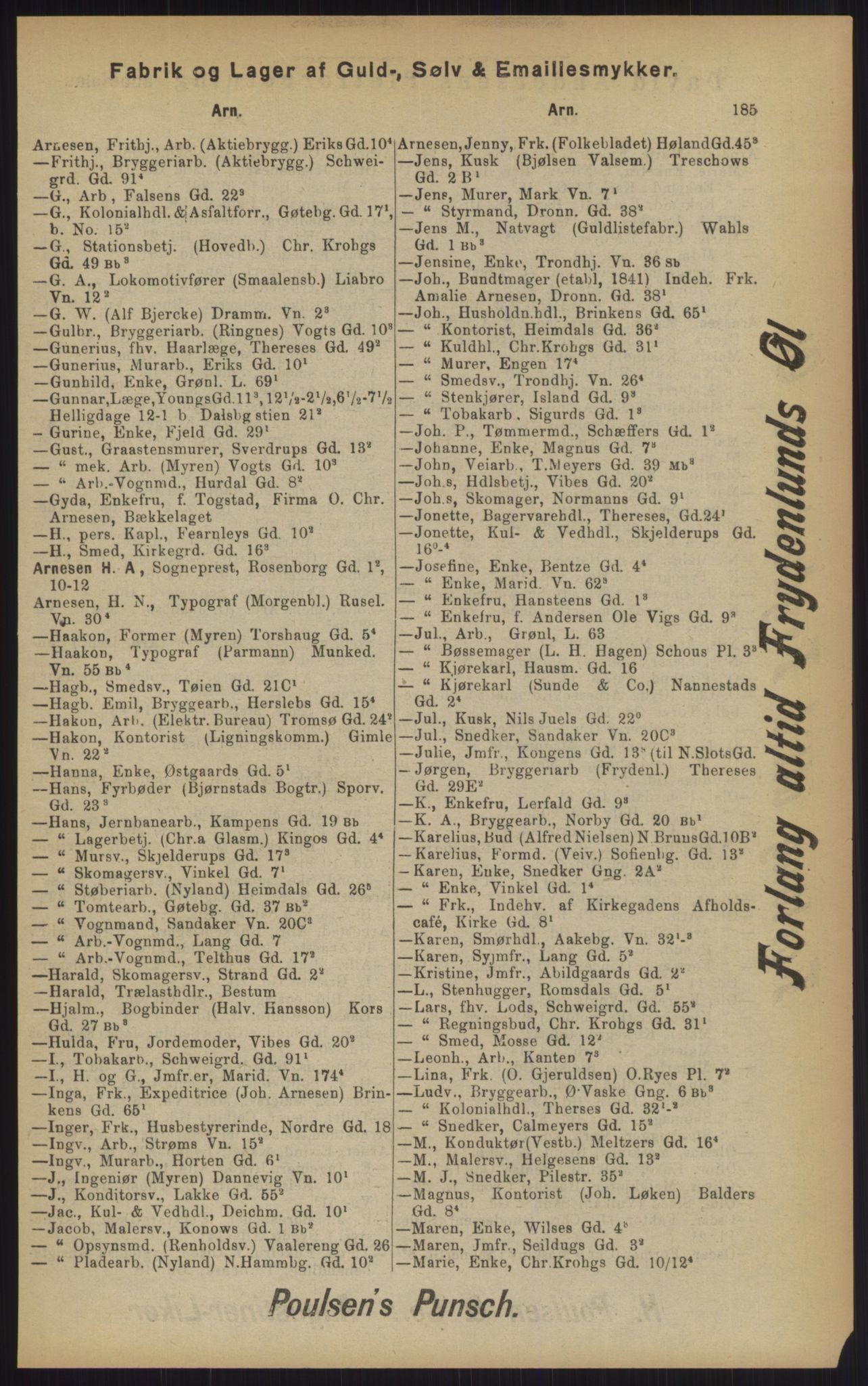 Kristiania/Oslo adressebok, PUBL/-, 1902, p. 185