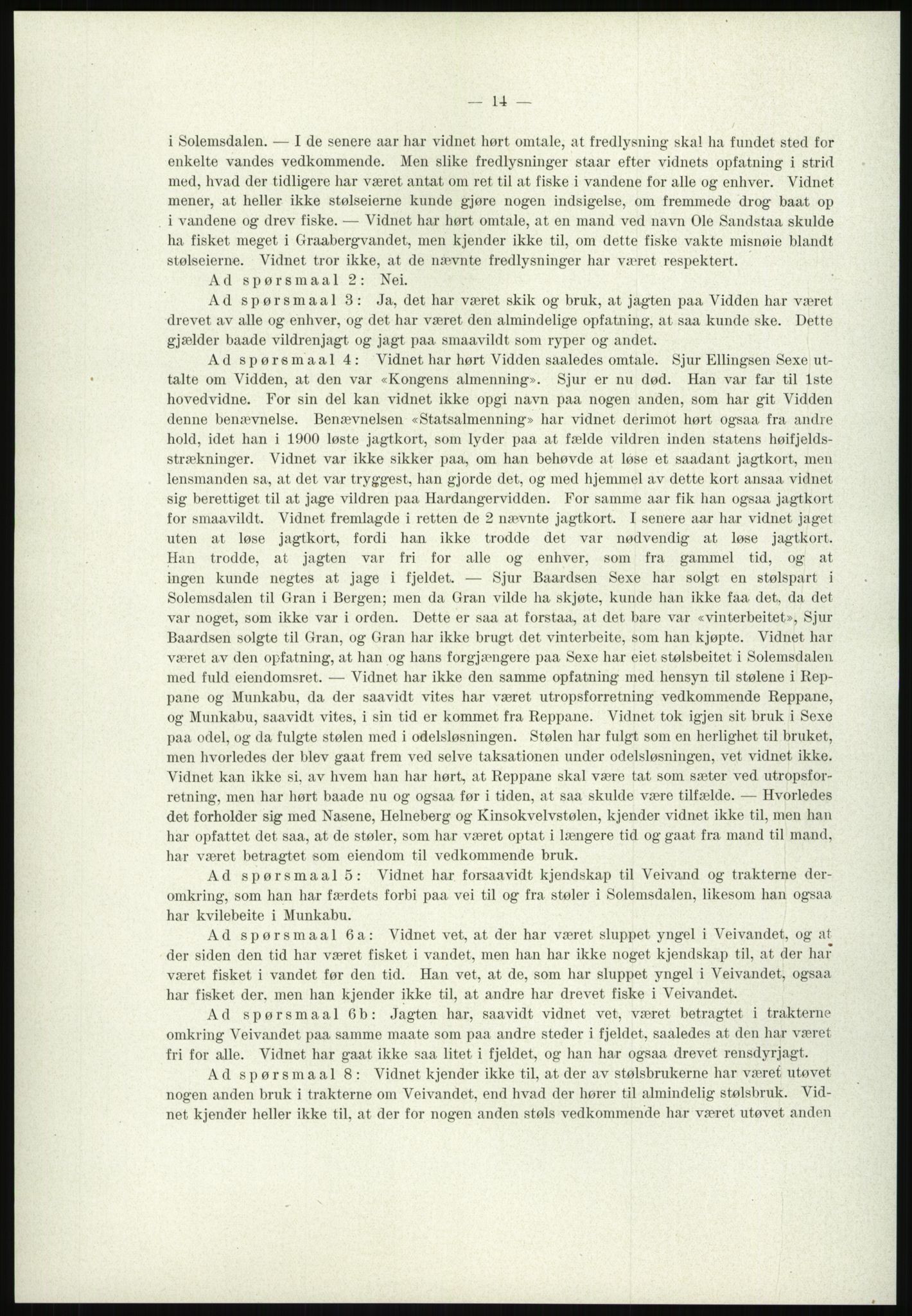 Høyfjellskommisjonen, AV/RA-S-1546/X/Xa/L0001: Nr. 1-33, 1909-1953, p. 24