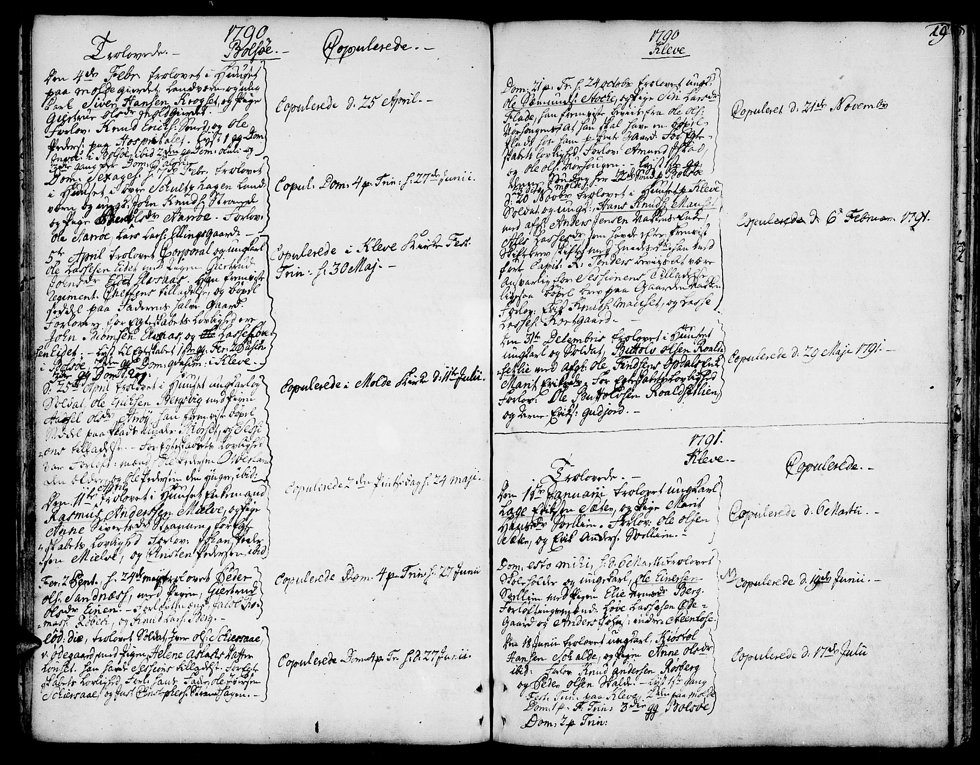 Ministerialprotokoller, klokkerbøker og fødselsregistre - Møre og Romsdal, SAT/A-1454/555/L0648: Parish register (official) no. 555A01, 1759-1793, p. 19