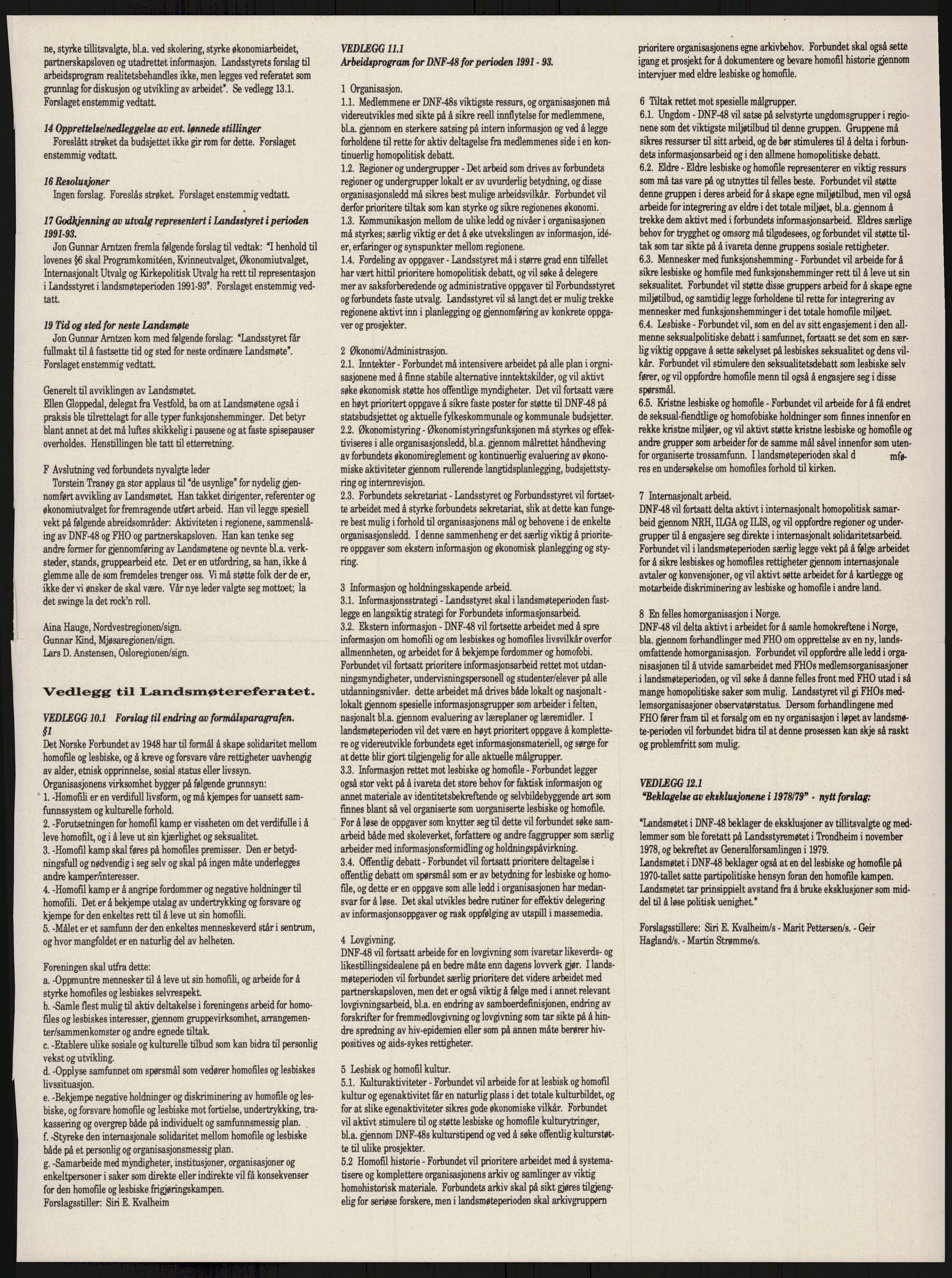 Det Norske Forbundet av 1948/Landsforeningen for Lesbisk og Homofil Frigjøring, AV/RA-PA-1216/A/Ag/L0003: Tillitsvalgte og medlemmer, 1952-1992, p. 764