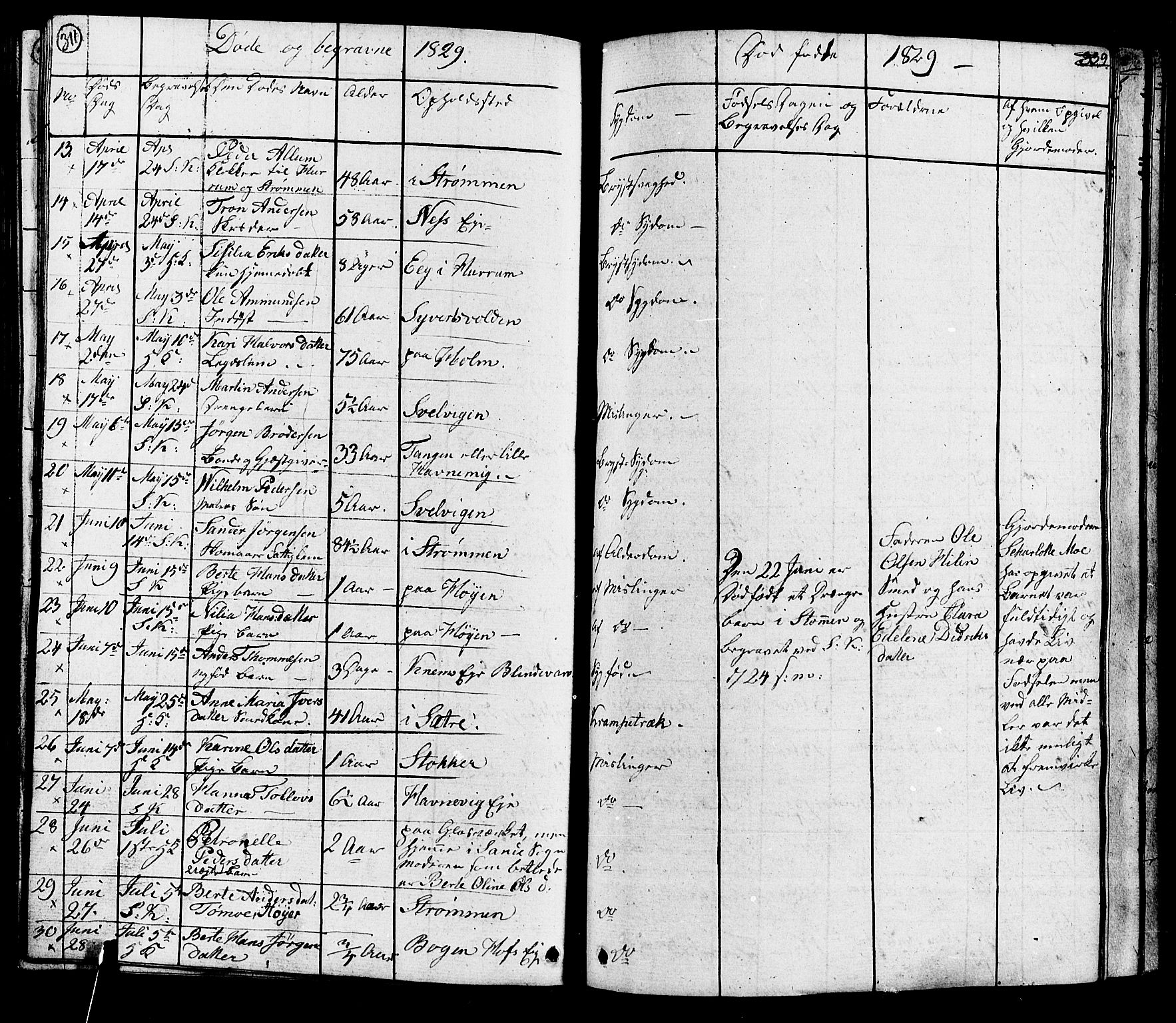 Hurum kirkebøker, AV/SAKO-A-229/G/Ga/L0002: Parish register (copy) no. I 2, 1827-1857, p. 311