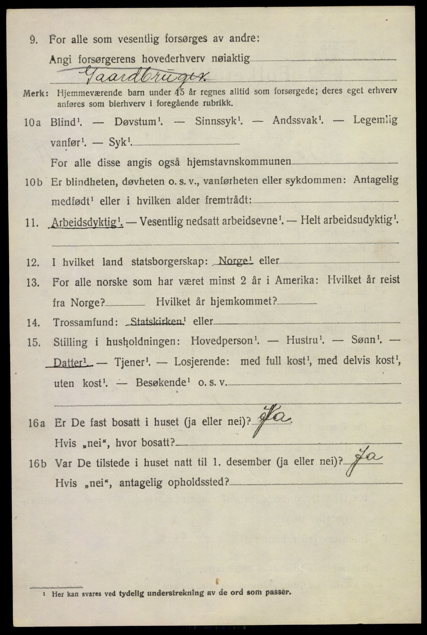 SAKO, 1920 census for Bø (Telemark), 1920, p. 6693