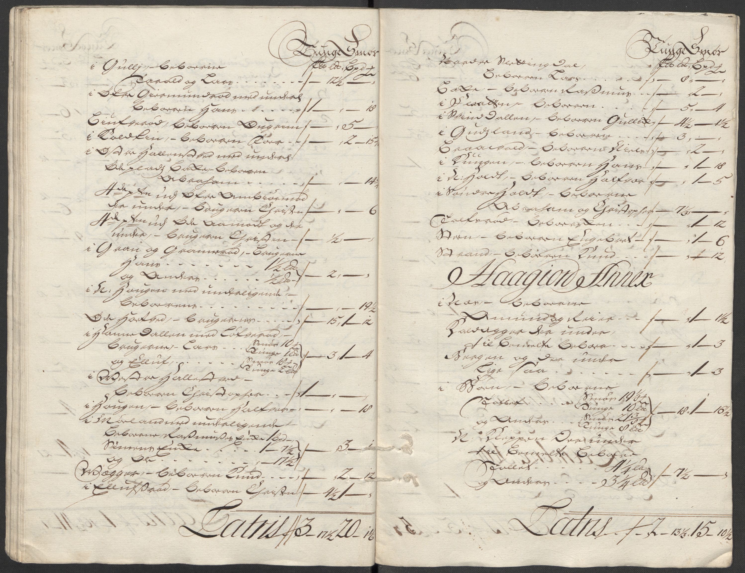 Rentekammeret inntil 1814, Reviderte regnskaper, Fogderegnskap, AV/RA-EA-4092/R32/L1879: Fogderegnskap Jarlsberg grevskap, 1714-1715, p. 437