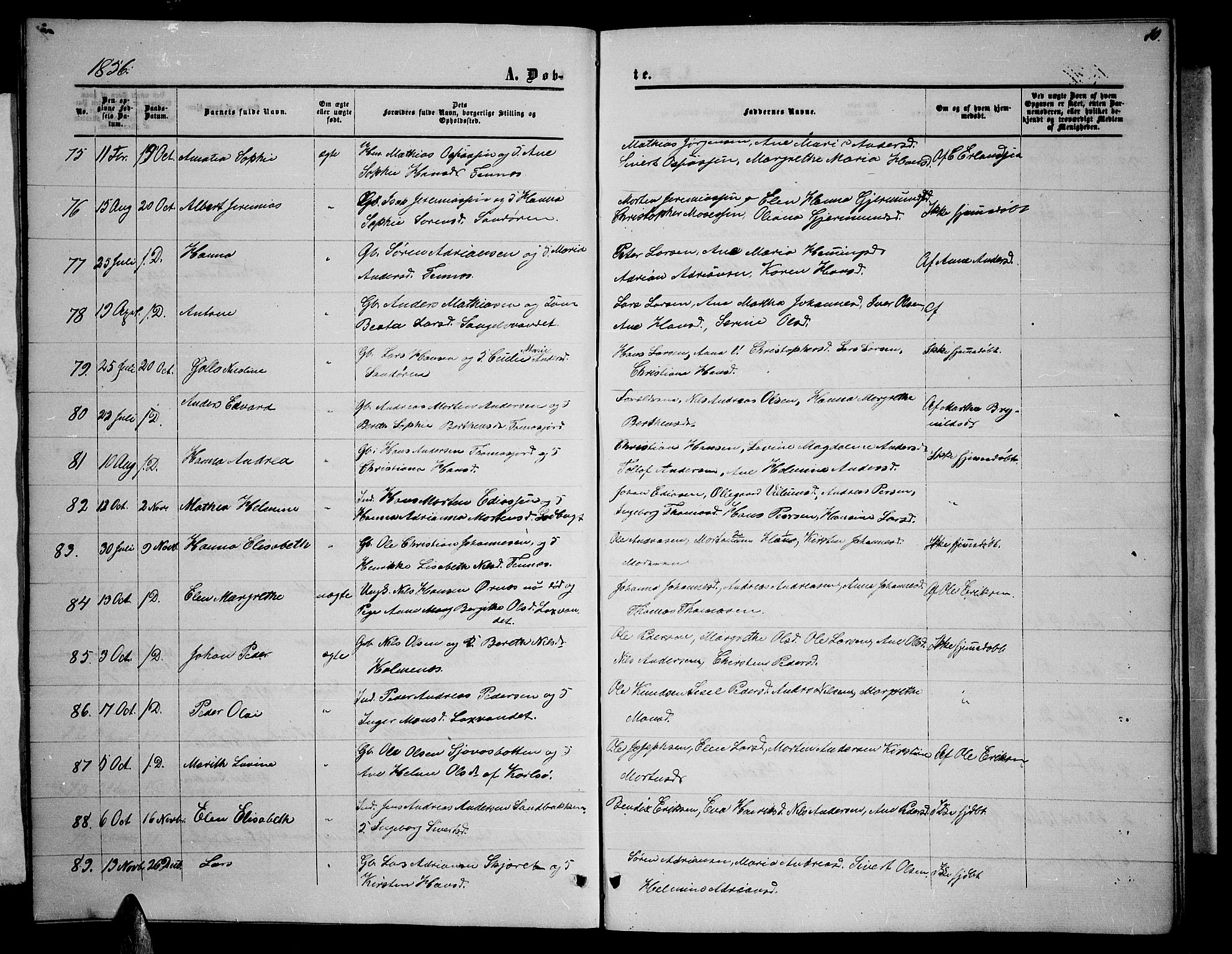 Balsfjord sokneprestembete, AV/SATØ-S-1303/G/Gab/L0005klokker: Parish register (copy) no. 5, 1856-1862, p. 10