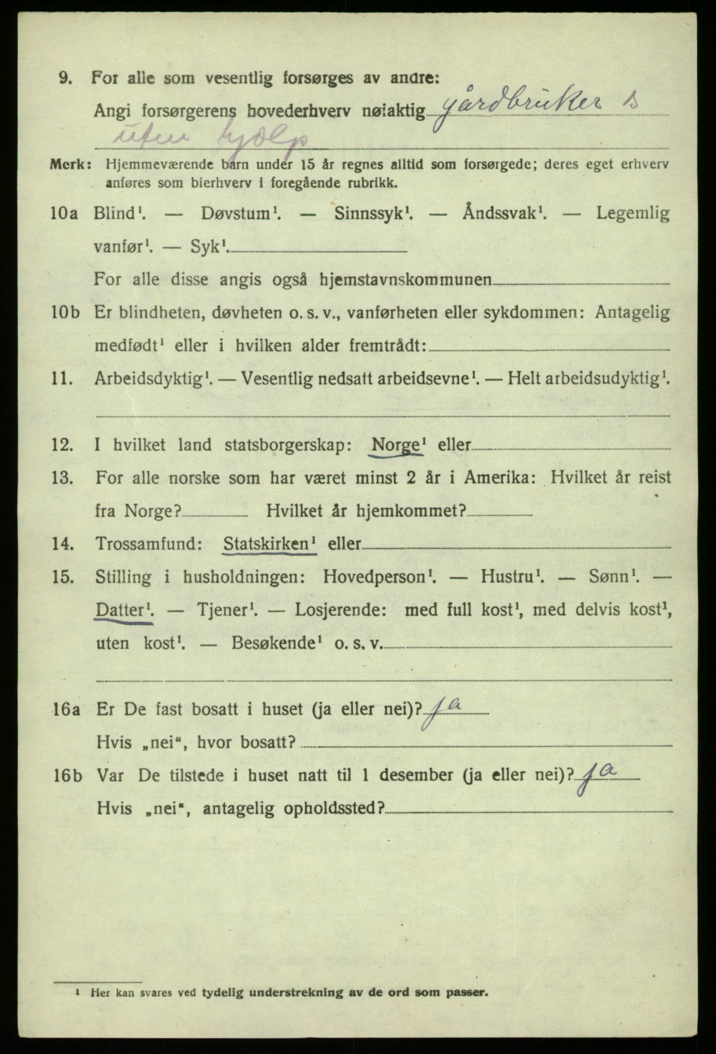 SAB, 1920 census for Herdla, 1920, p. 4368