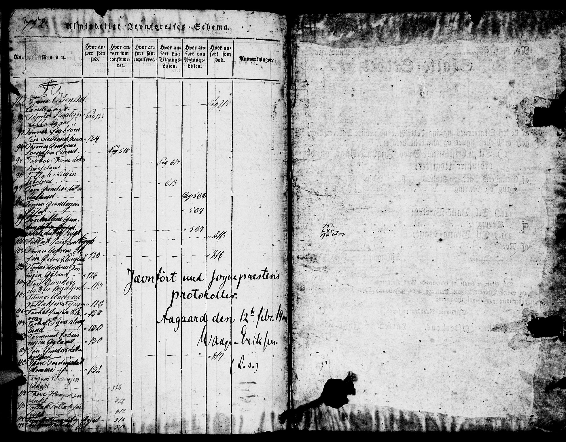 Bakke sokneprestkontor, AV/SAK-1111-0002/F/Fb/Fbb/L0001: Parish register (copy) no. B 1, 1815-1835, p. 752-753