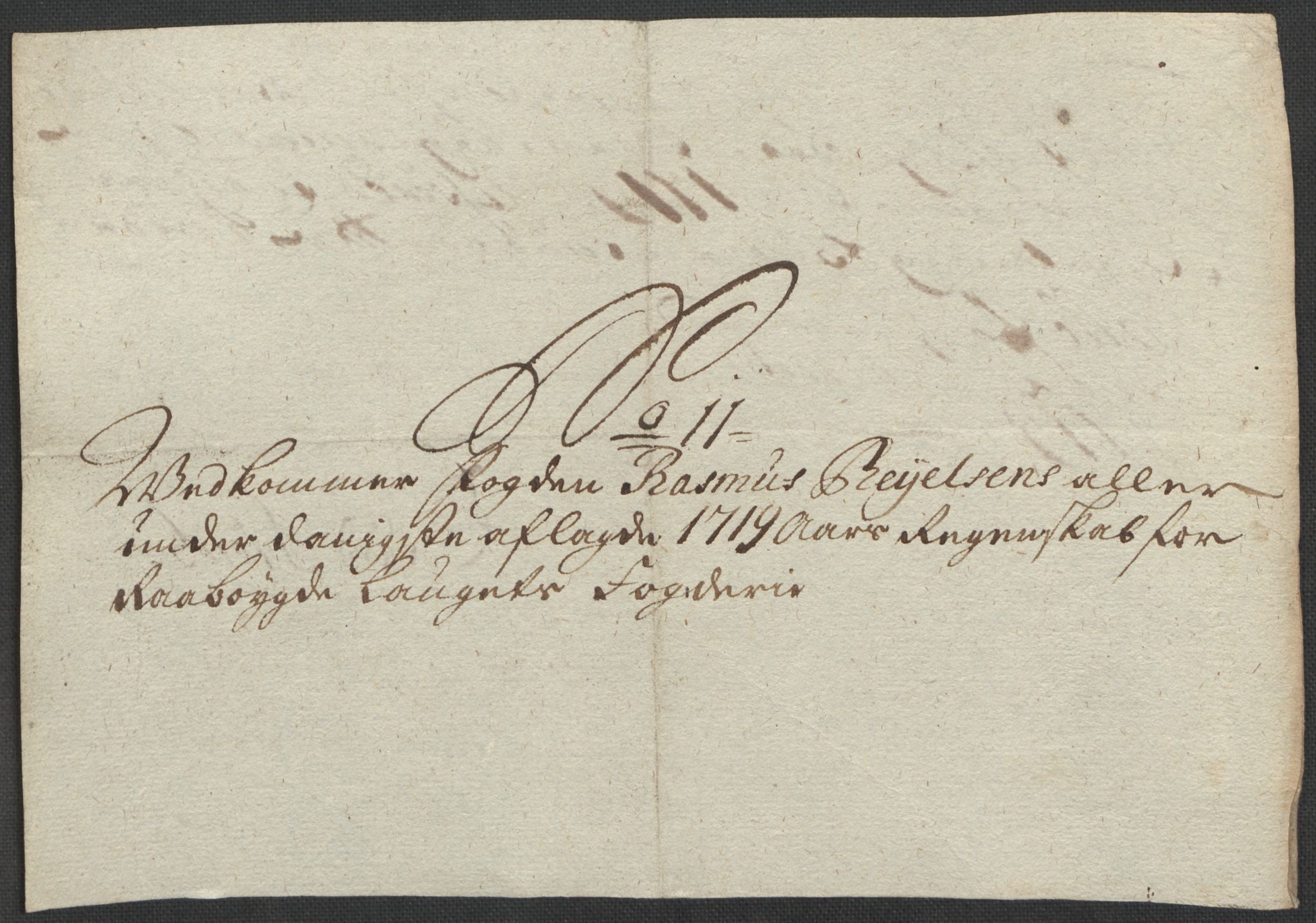 Rentekammeret inntil 1814, Reviderte regnskaper, Fogderegnskap, AV/RA-EA-4092/R40/L2453: Fogderegnskap Råbyggelag, 1718-1719, p. 363