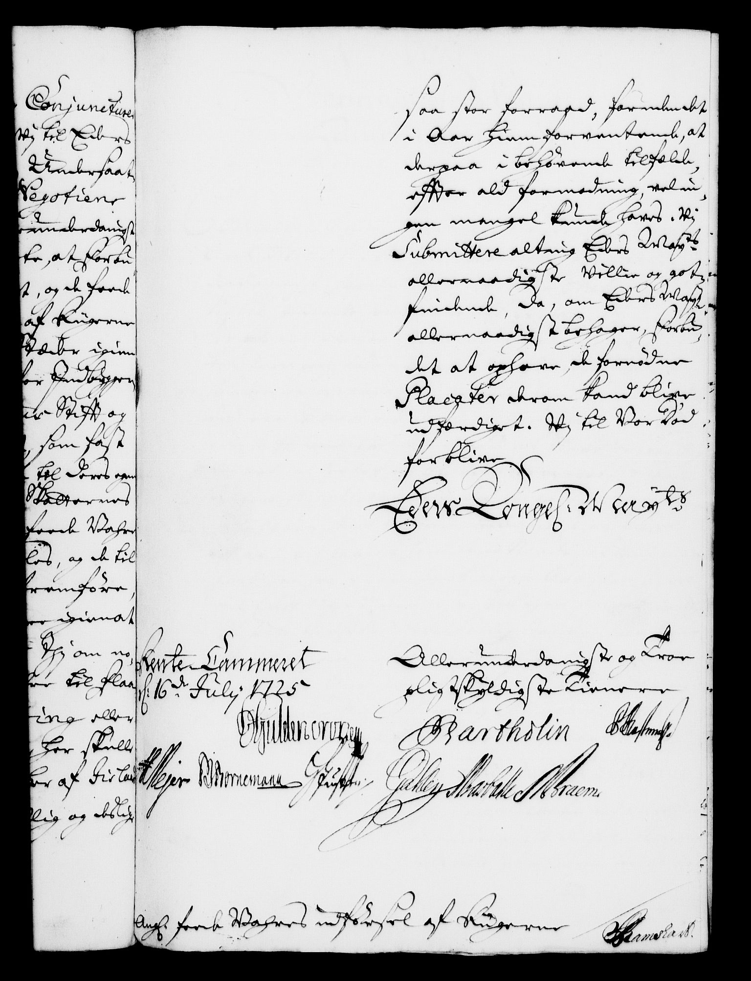 Rentekammeret, Kammerkanselliet, RA/EA-3111/G/Gf/Gfa/L0008: Norsk relasjons- og resolusjonsprotokoll (merket RK 52.8), 1725, p. 671