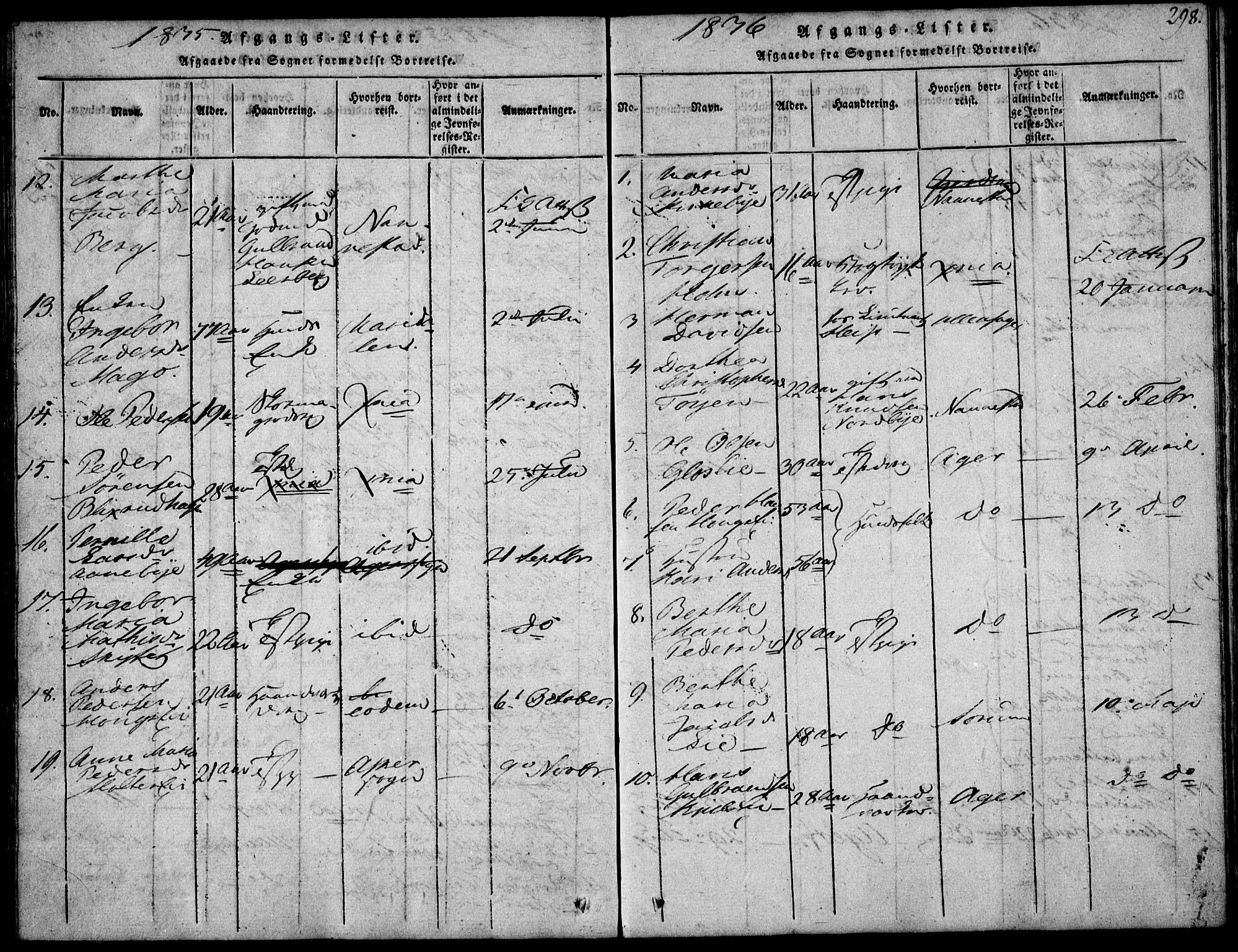 Nittedal prestekontor Kirkebøker, SAO/A-10365a/F/Fa/L0003: Parish register (official) no. I 3, 1814-1836, p. 298