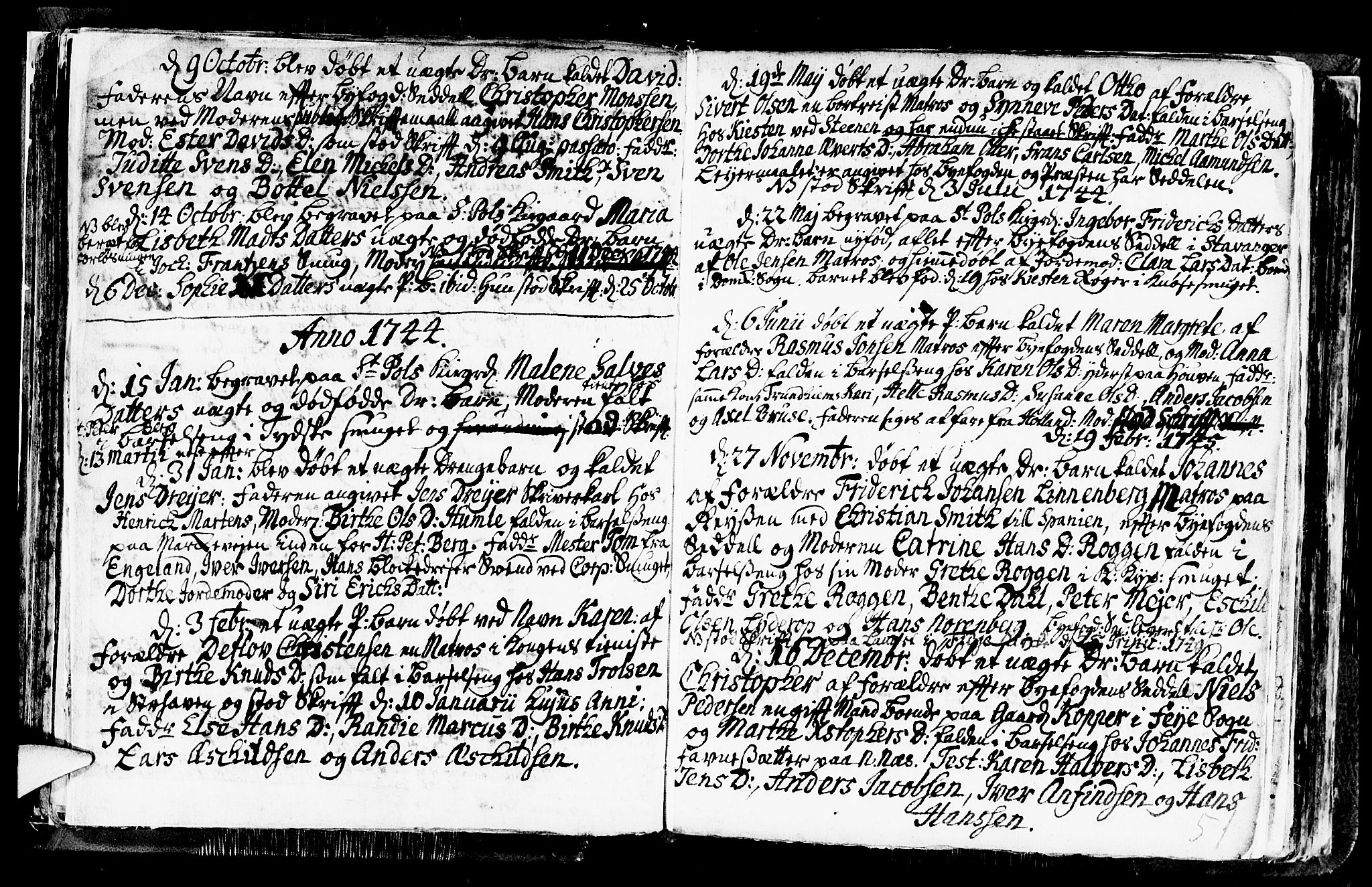 Nykirken Sokneprestembete, AV/SAB-A-77101/H/Haa/L0001: Parish register (official) no. A 1, 1668-1820, p. 51