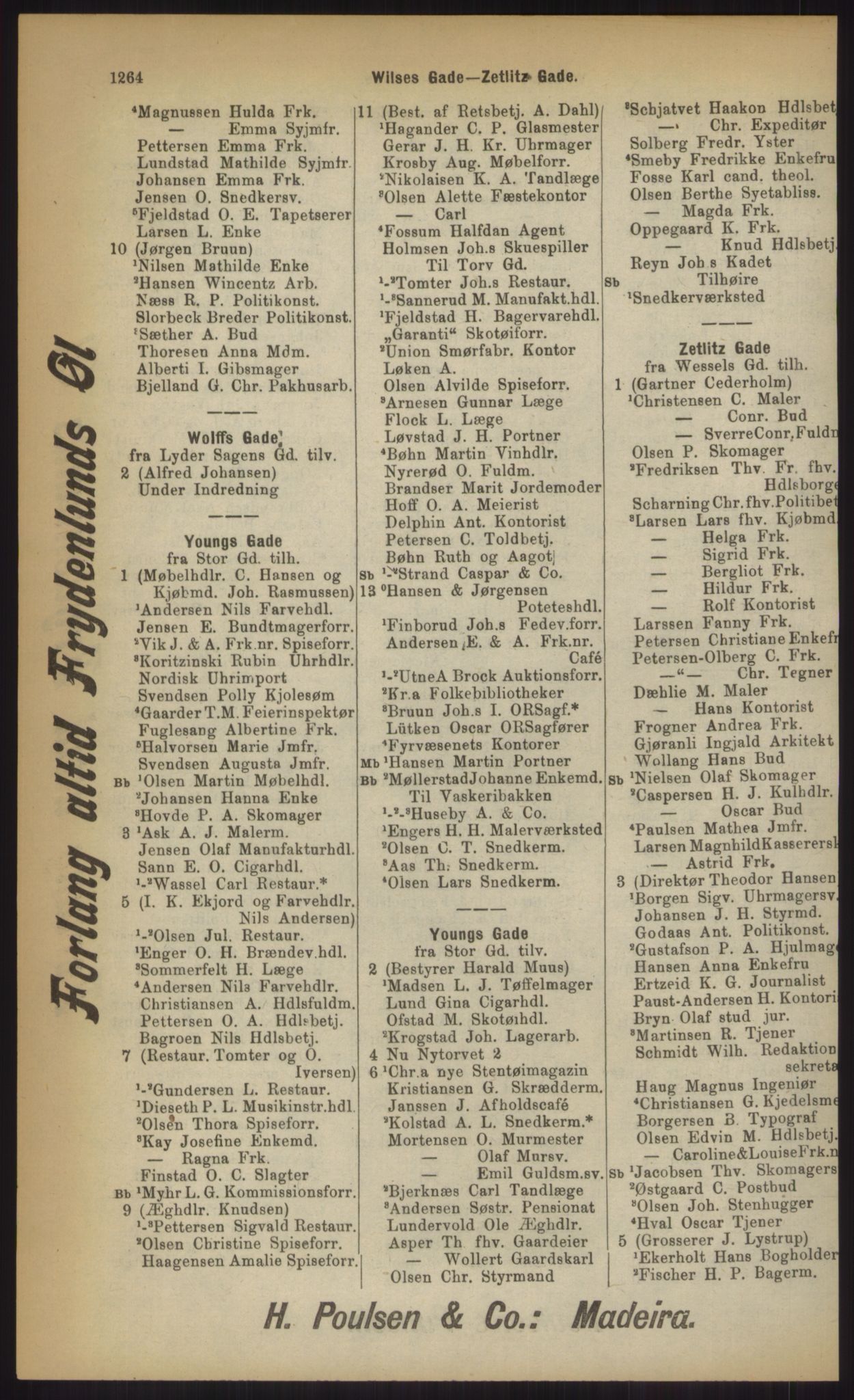 Kristiania/Oslo adressebok, PUBL/-, 1903, p. 1264