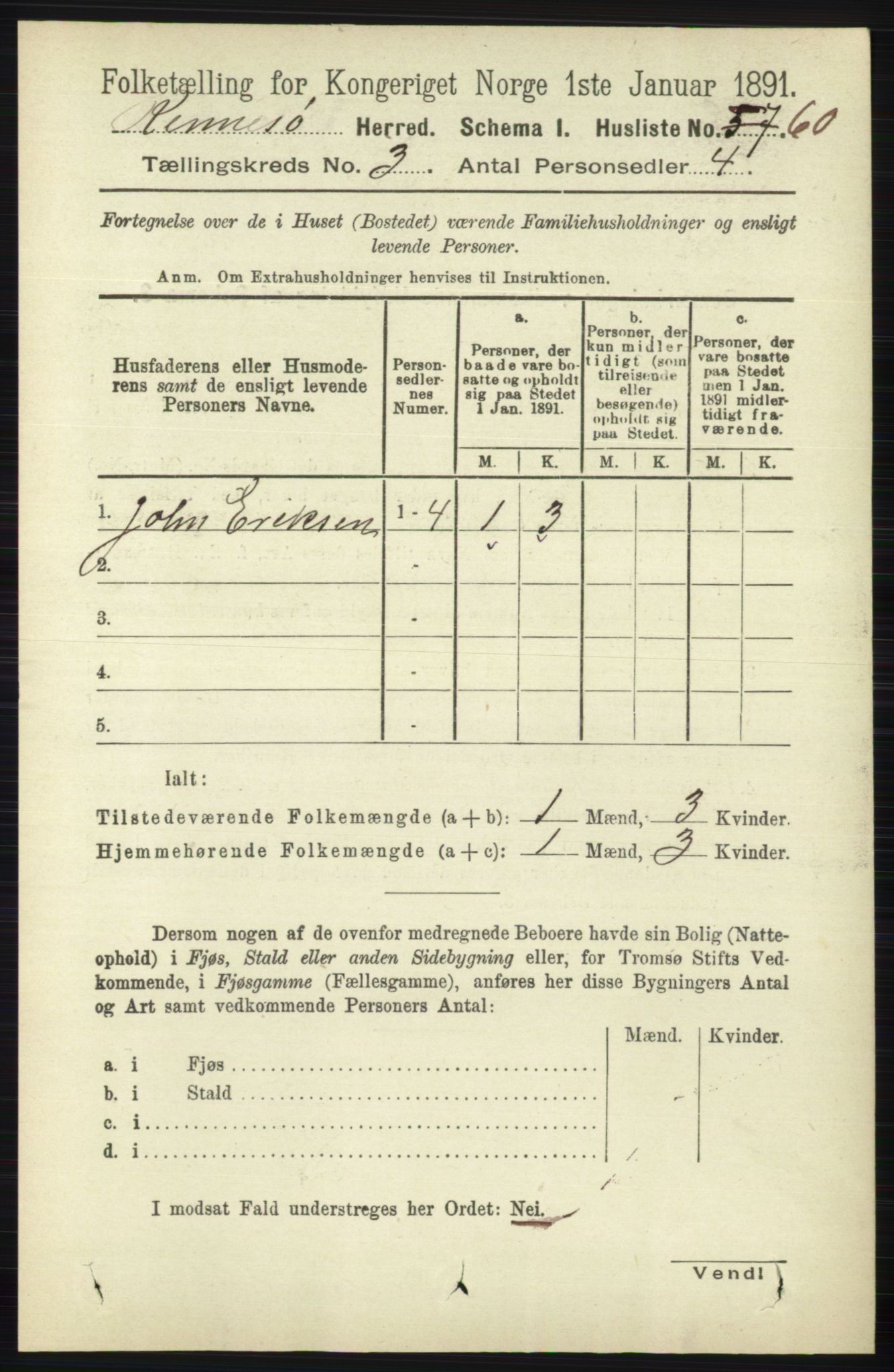 RA, 1891 census for 1142 Rennesøy, 1891, p. 983