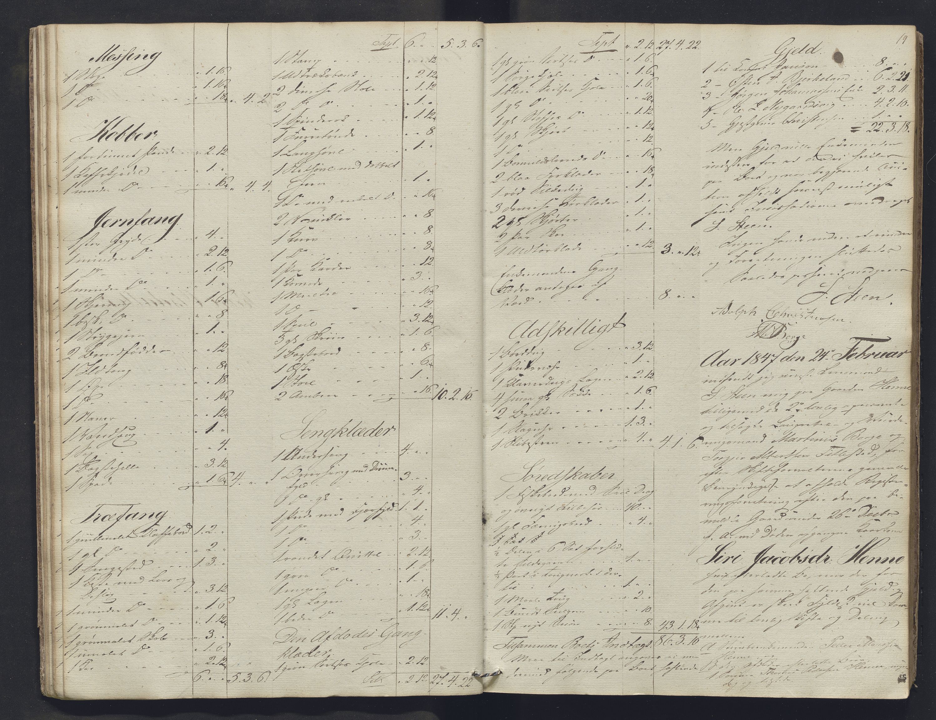 Nordhordland sorenskrivar, AV/SAB-A-2901/1/H/Hb/L0024: Registreringsprotokollar, 1846-1852, p. 19